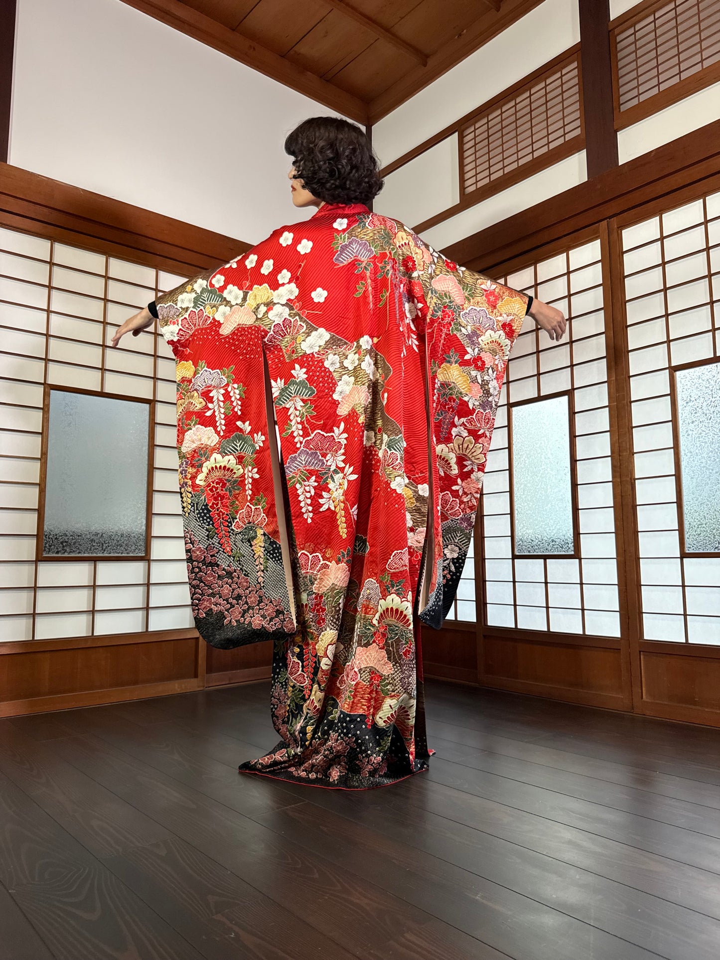 Redefining the Vintage Furisode Collection "ume, matsu"