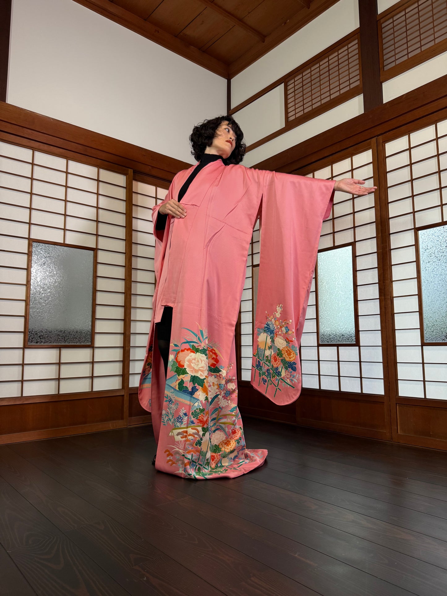 Redefining the Vintage Furisode Collection "pink"