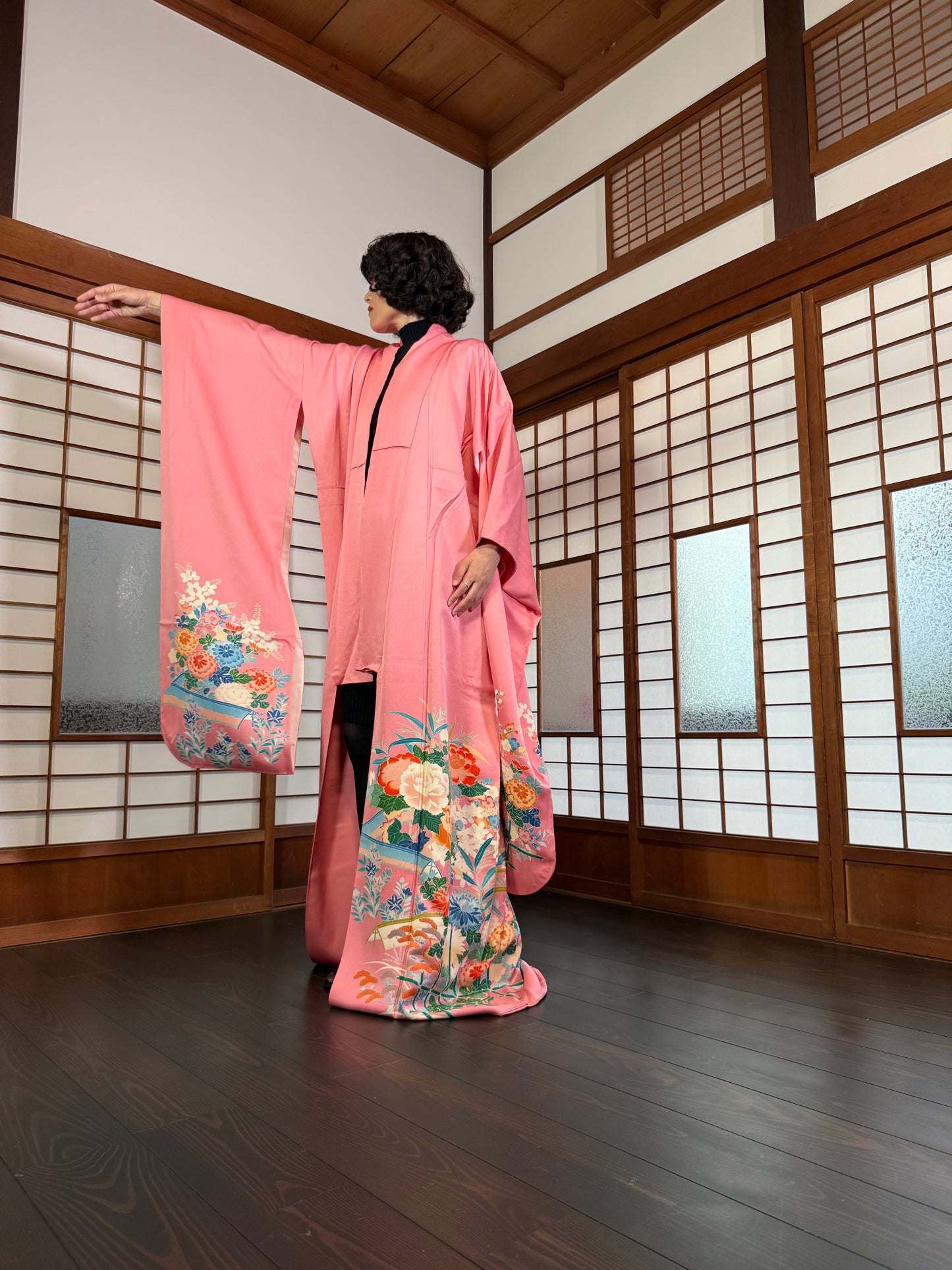 Redefining the Vintage Furisode Collection "pink"