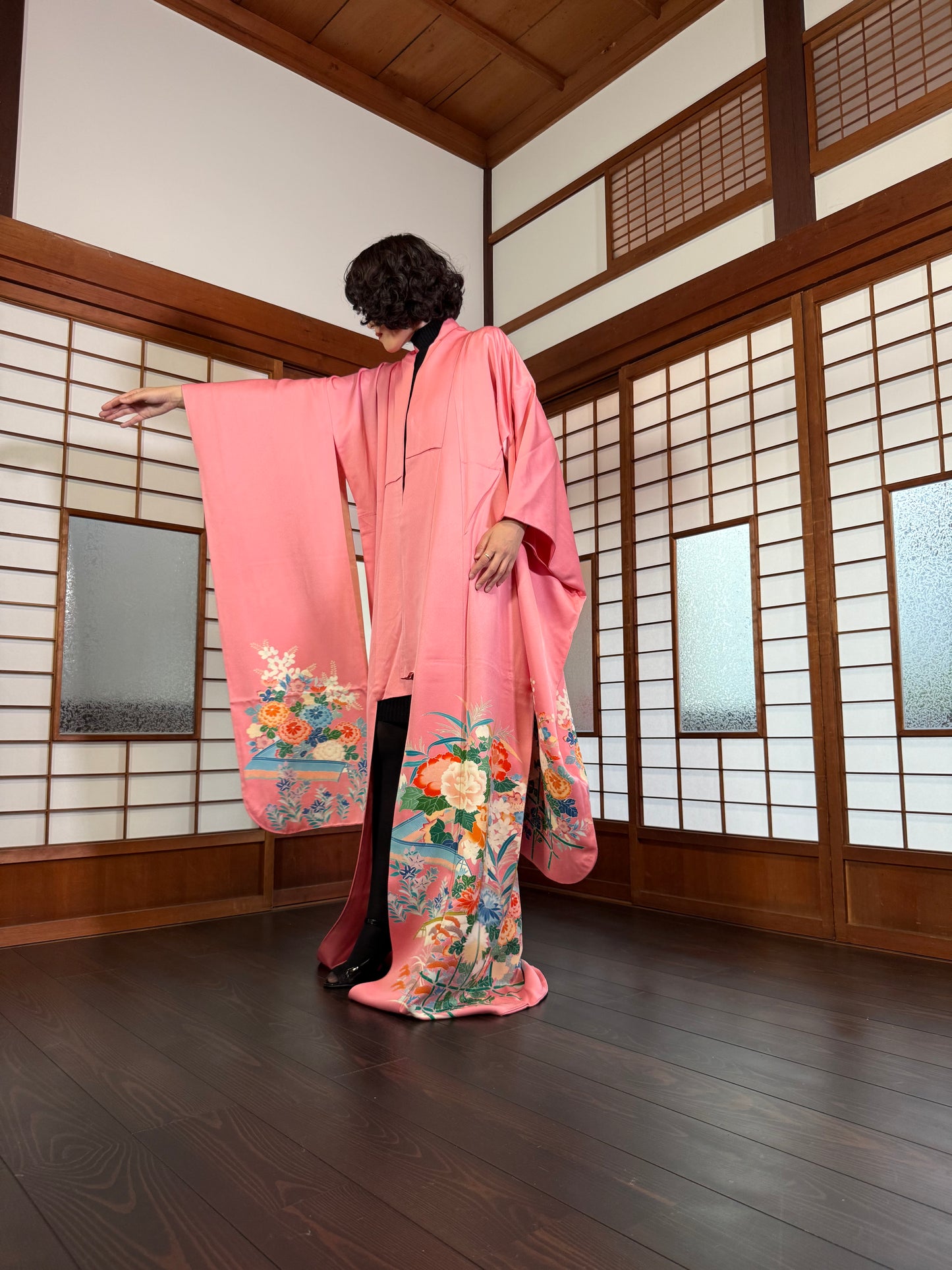 Redefining the Vintage Furisode Collection "pink"