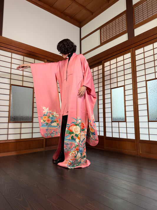 Redefining the Vintage Furisode Collection "pink"