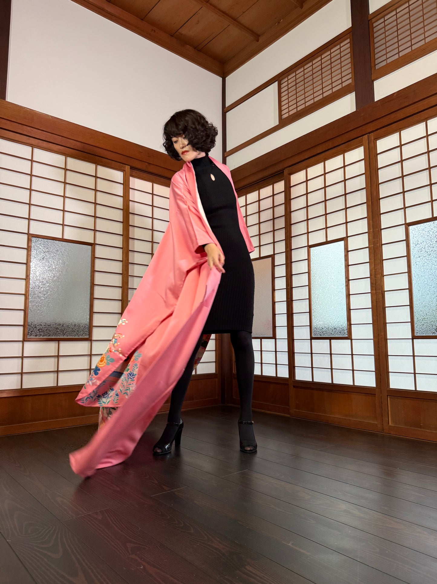 Redefining the Vintage Furisode Collection "pink"