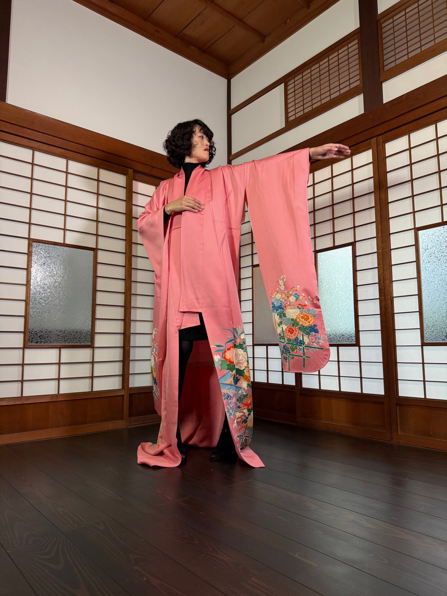 Redefining the Vintage Furisode Collection "pink"