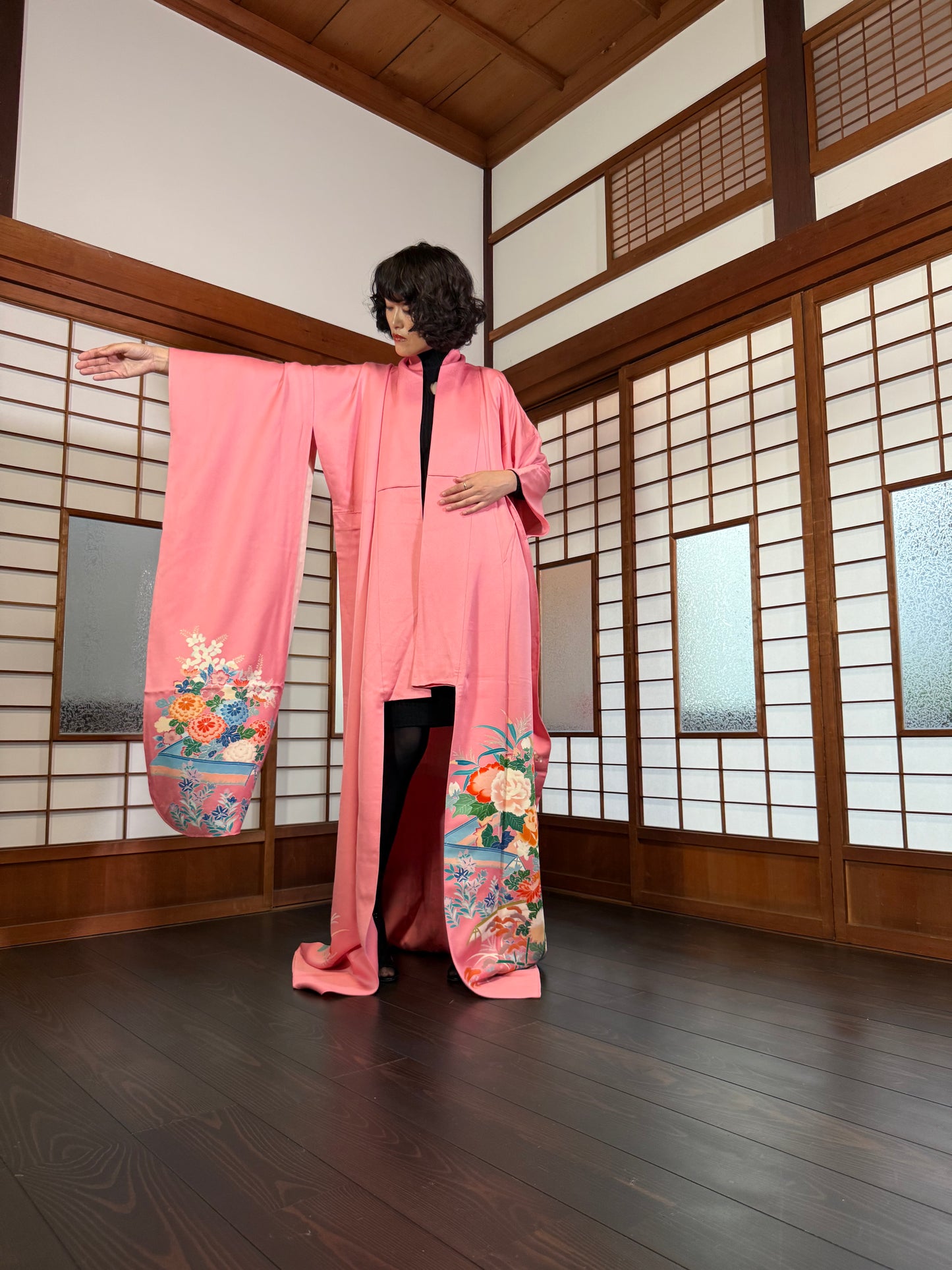 Redefining the Vintage Furisode Collection "pink"