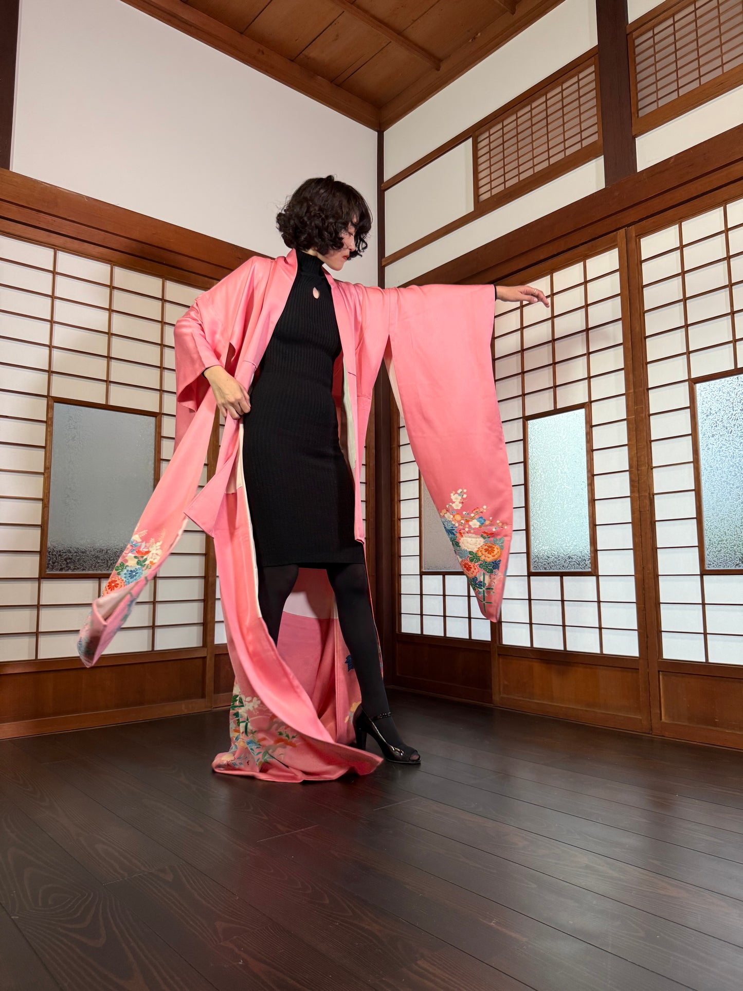 Redefining the Vintage Furisode Collection "pink"