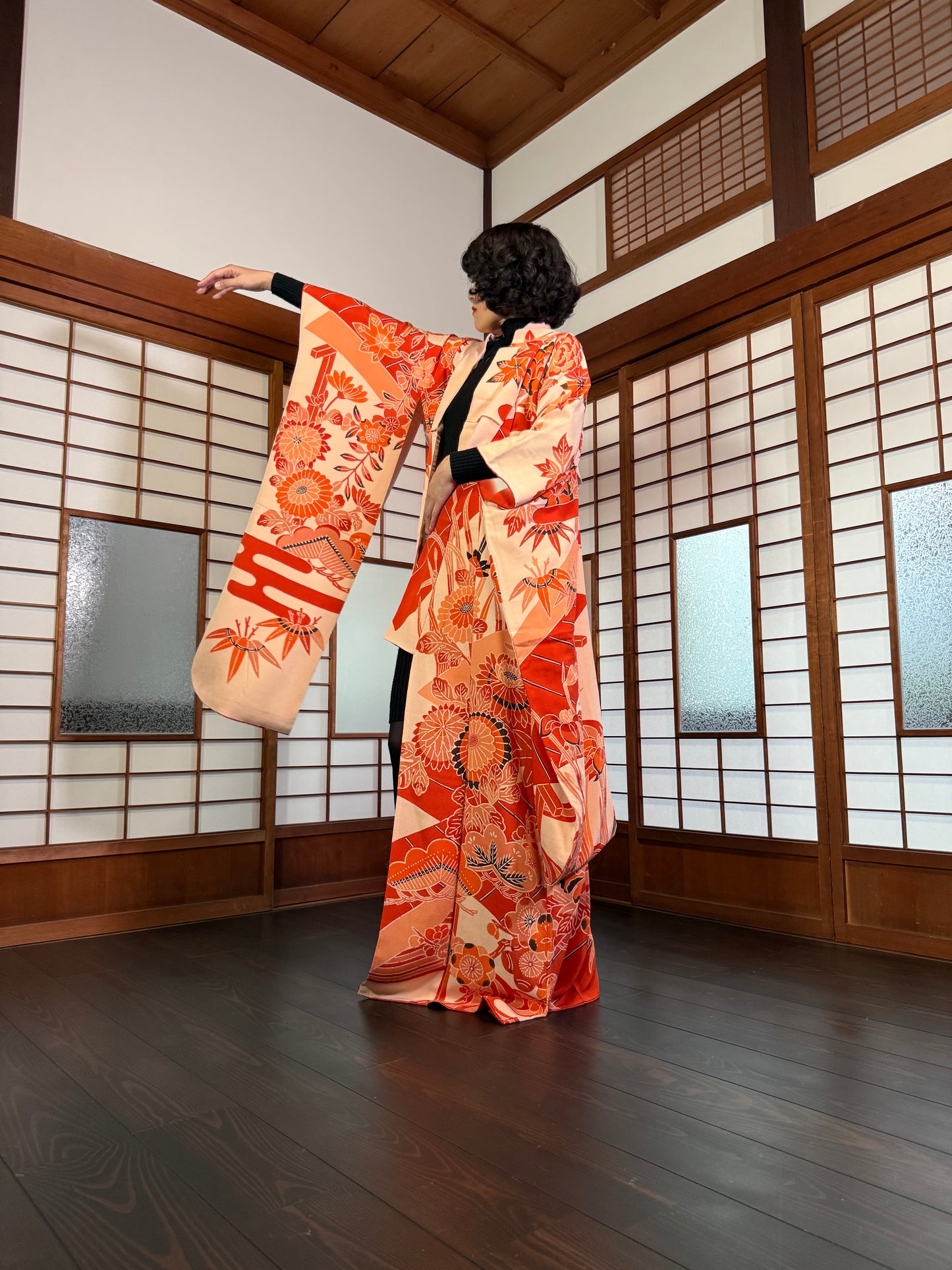 Redefining the Vintage Furisode Collection "benigata"