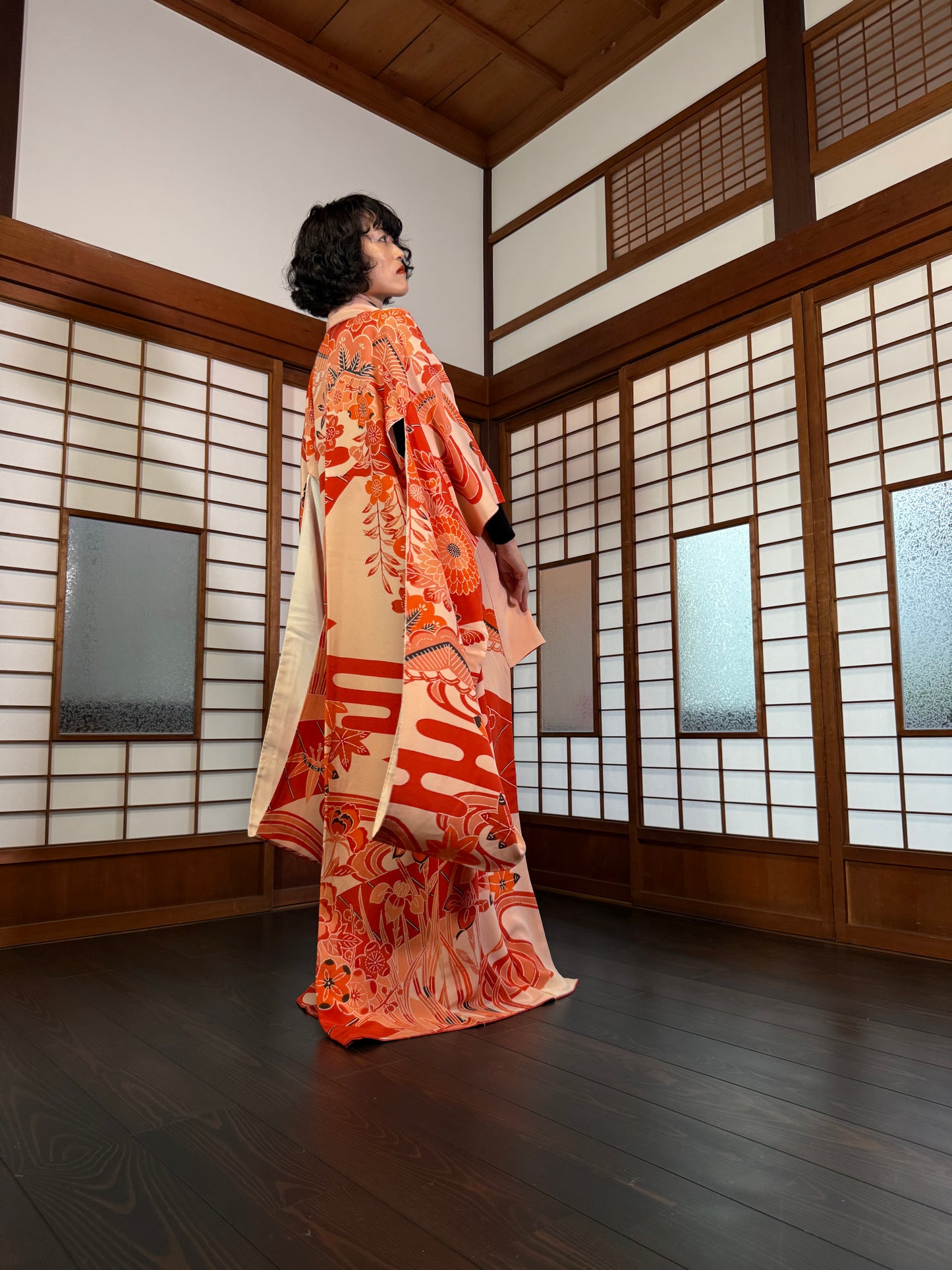 Redefining the Vintage Furisode Collection "benigata"