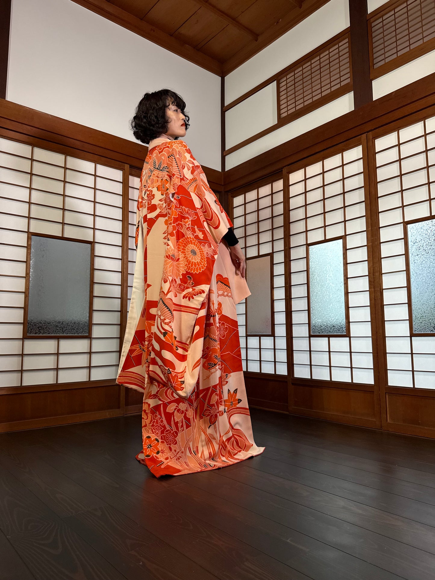 Redefining the Vintage Furisode Collection "benigata"