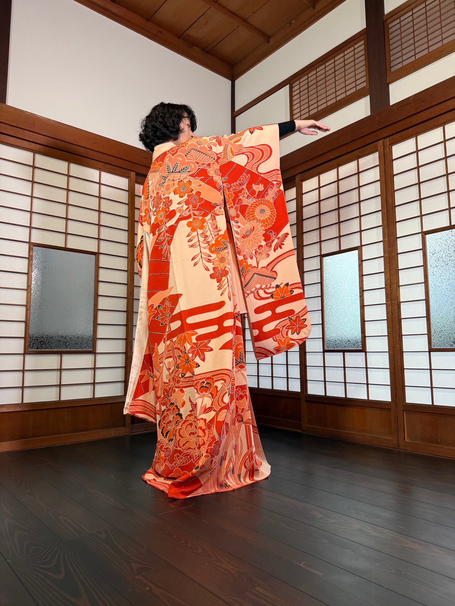 Redefining the Vintage Furisode Collection "benigata"