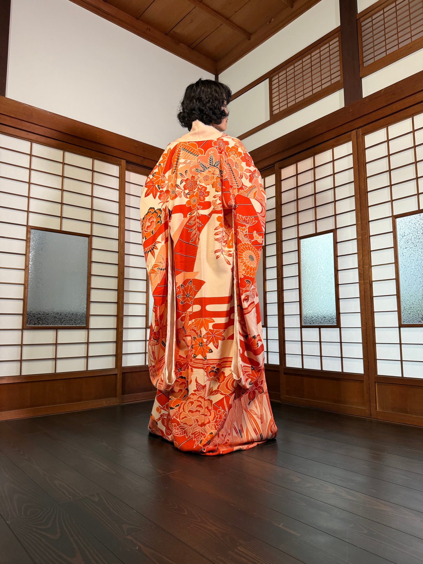 Redefining the Vintage Furisode Collection "benigata"