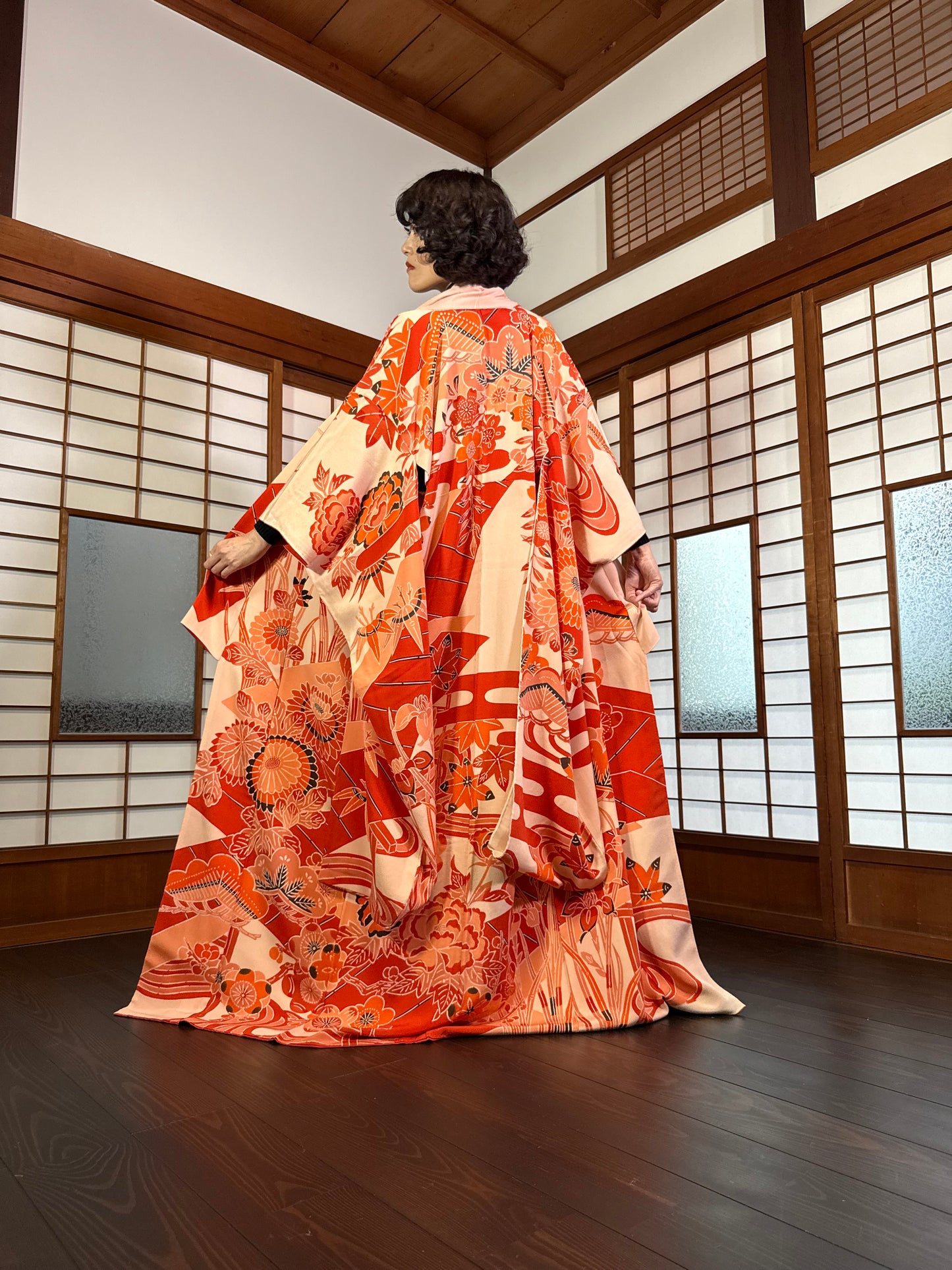 Redefining the Vintage Furisode Collection "benigata"
