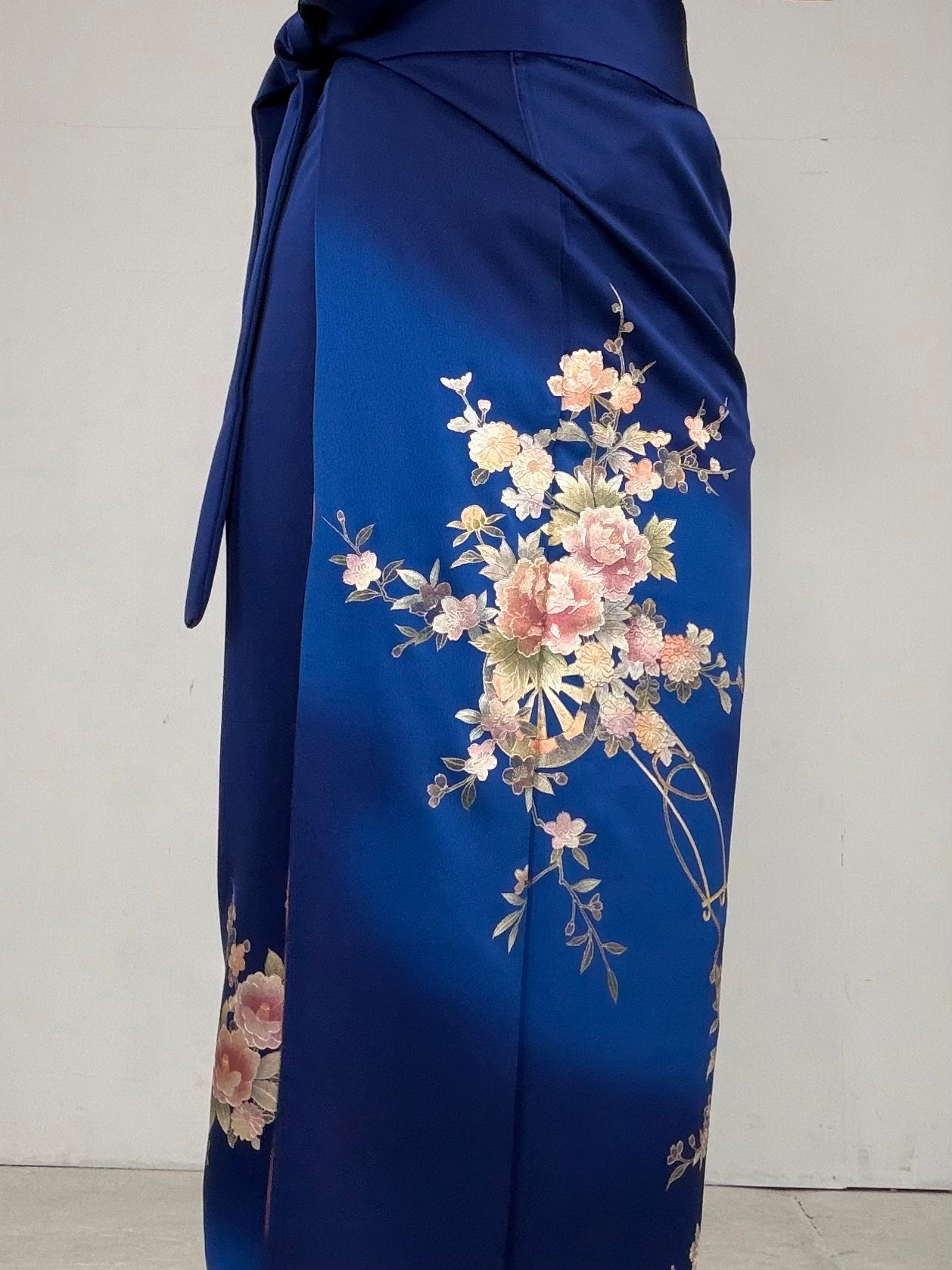IROTOME SKIRT UPCYCLED FROM JAPANESE KIMONO "IRO133"