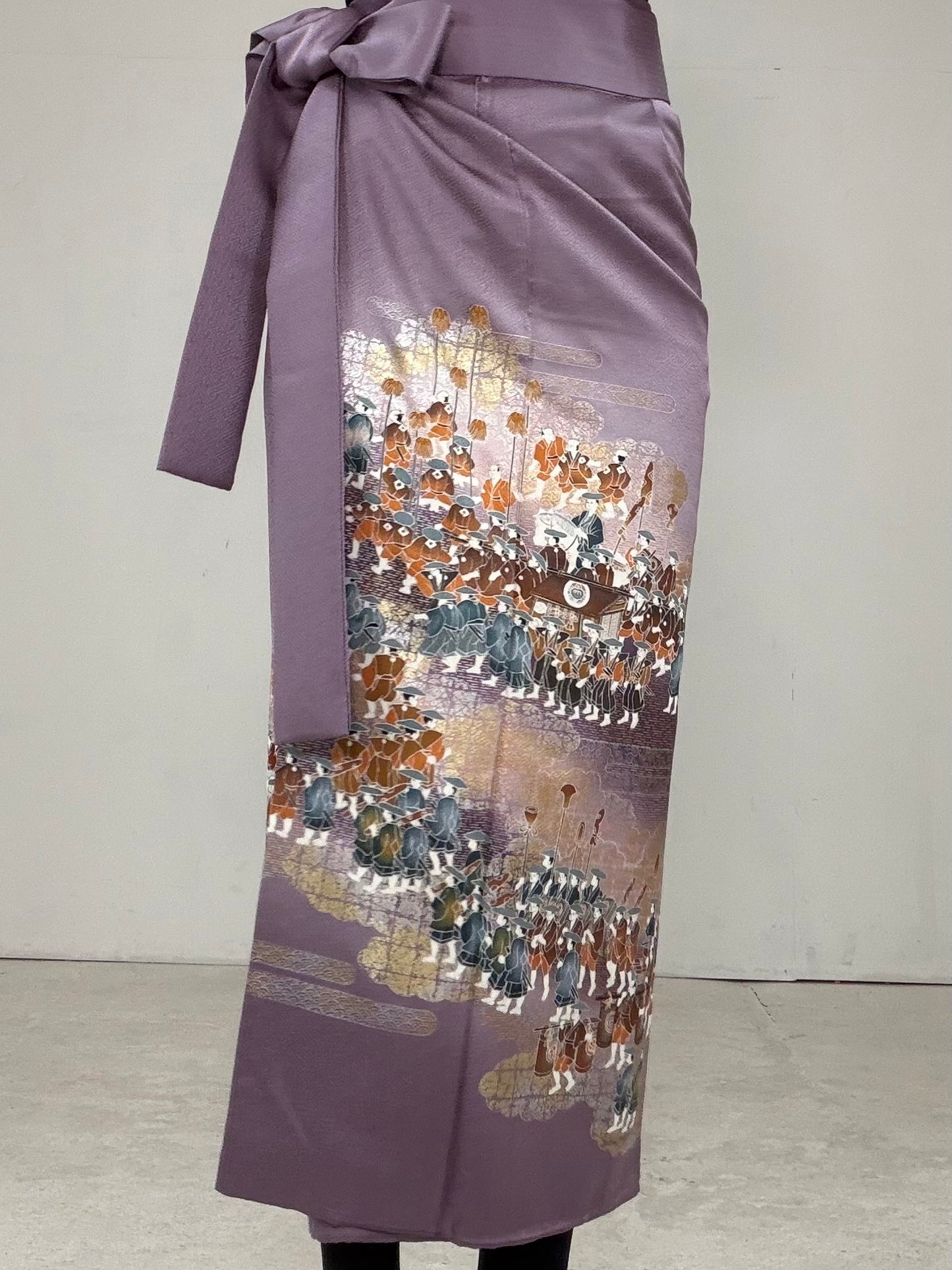 IROTOME SKIRT UPCYCLED FROM JAPANESE KIMONO "IRO132"