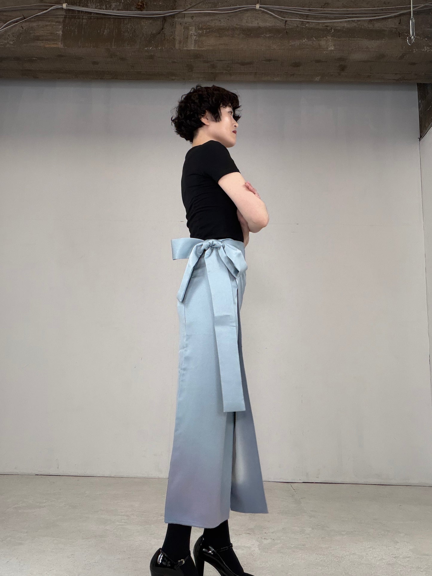 IROTOME SKIRT UPCYCLED FROM JAPANESE KIMONO "IRO126"