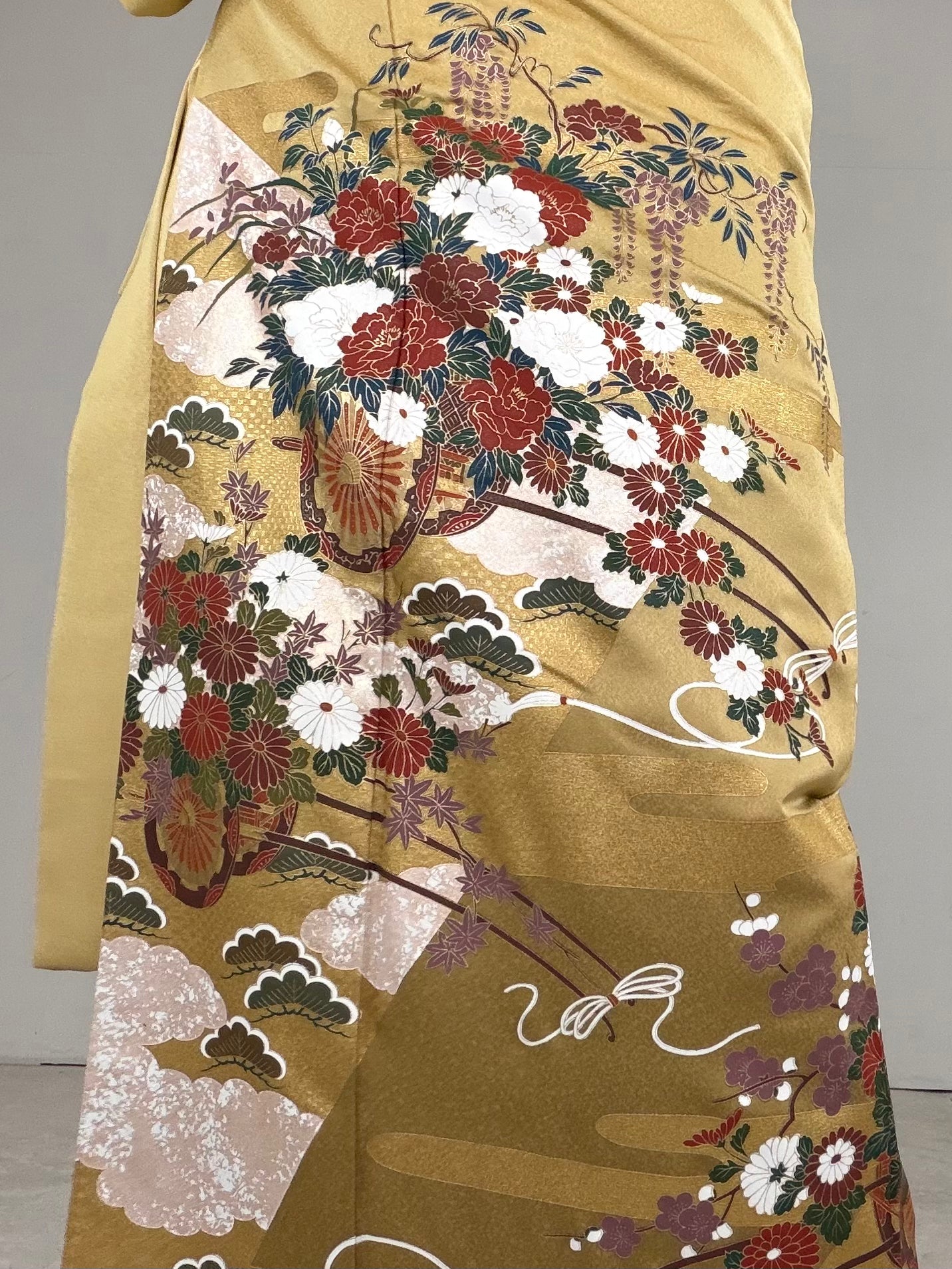 IROTOME SKIRT UPCYCLED FROM JAPANESE KIMONO "IRO125"