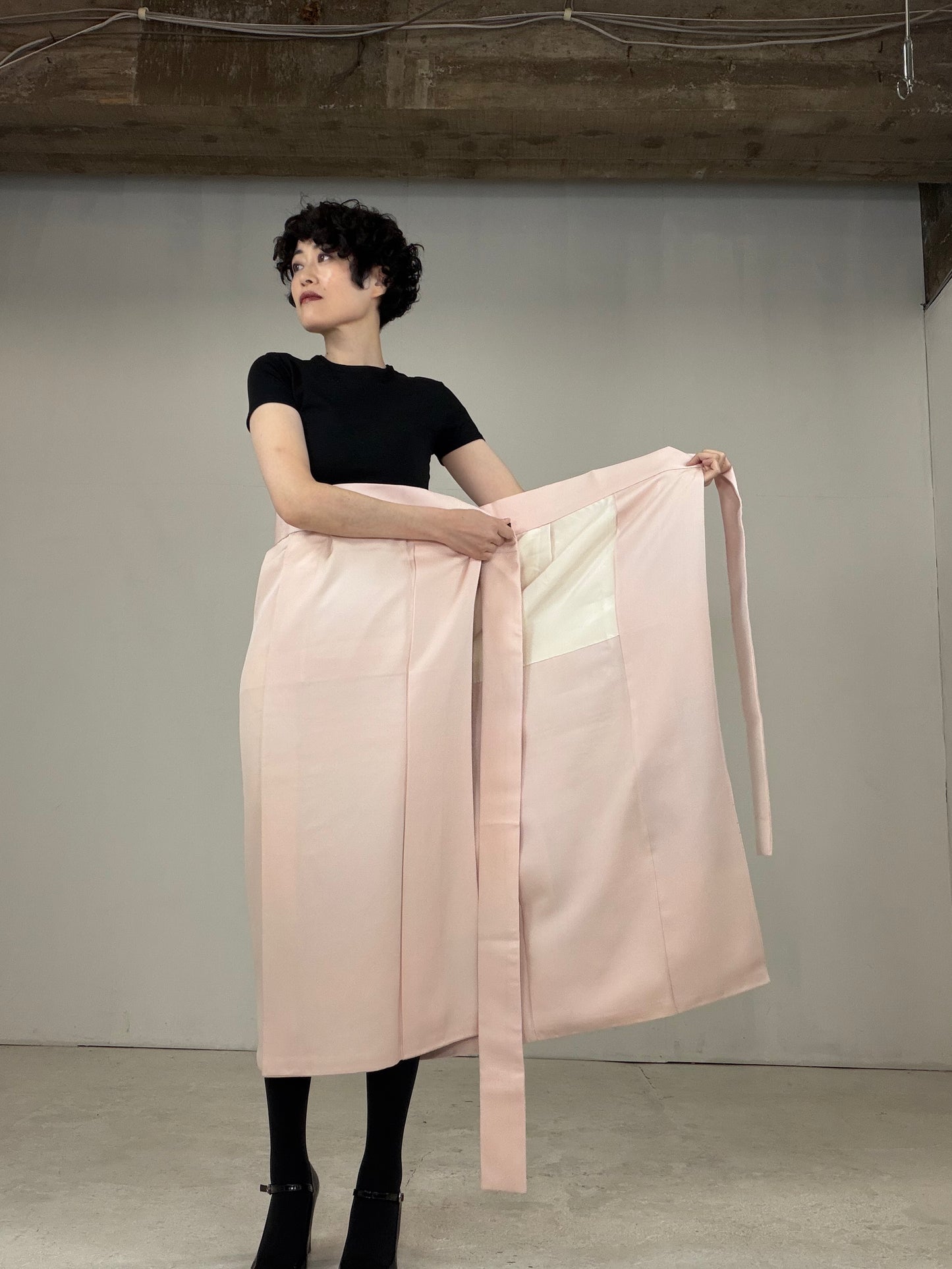 IROTOME SKIRT UPCYCLED FROM JAPANESE KIMONO "IRO123"