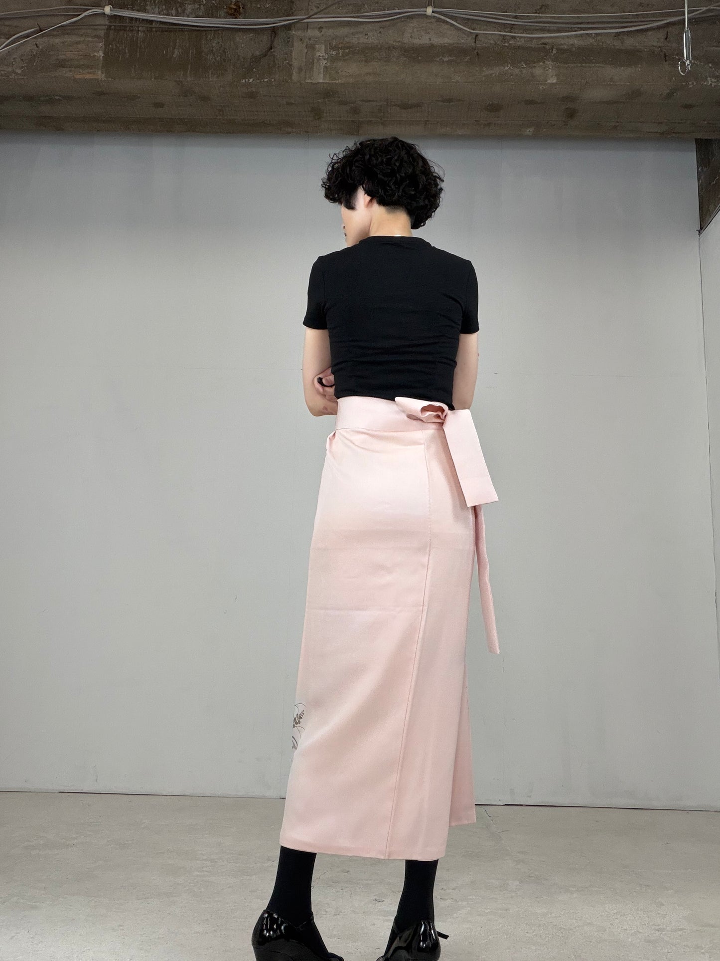 IROTOME SKIRT UPCYCLED FROM JAPANESE KIMONO "IRO123"