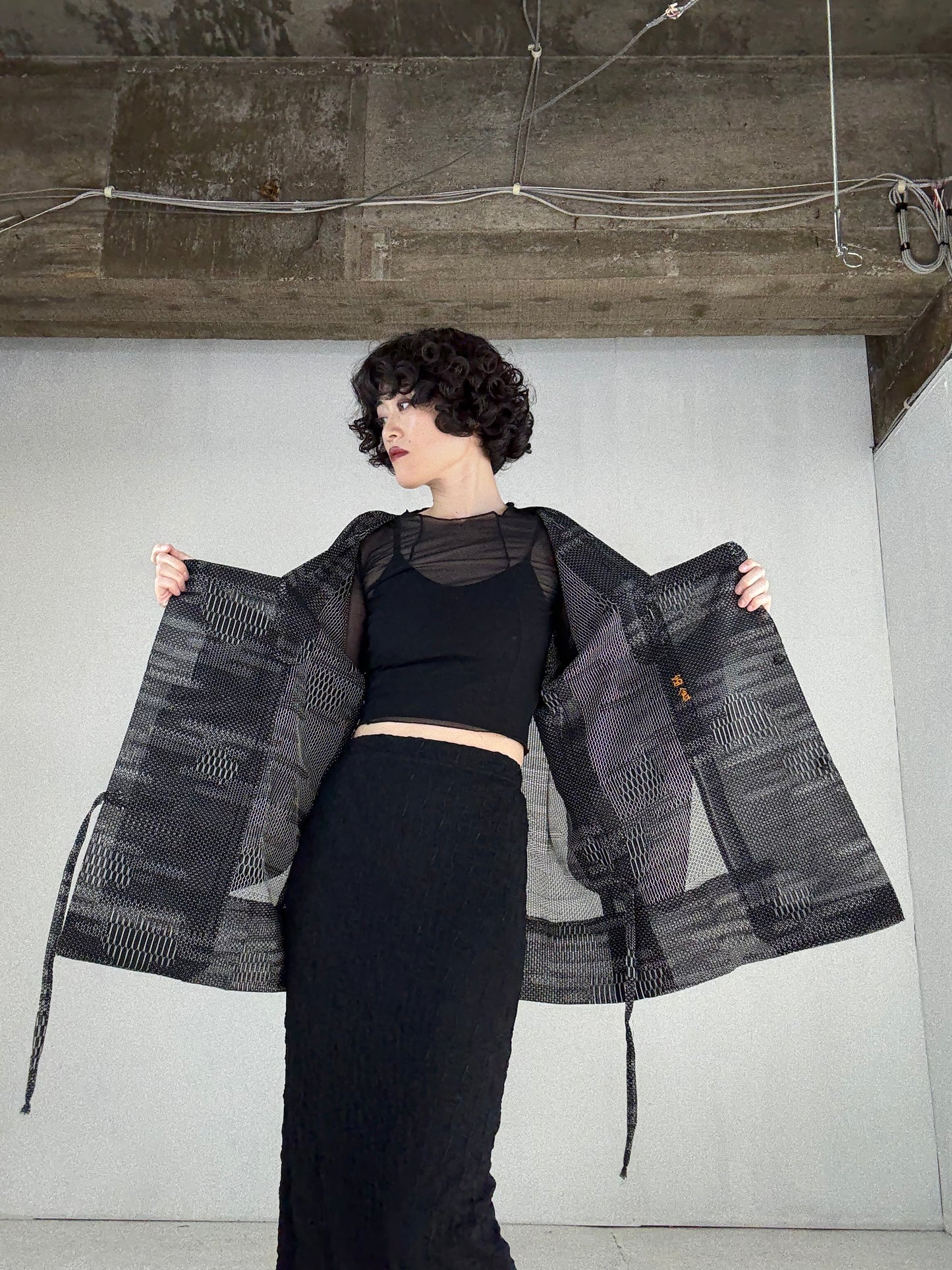 VINTAGE KAWAII MICHIYUKI SHEER “shiro, kuro”