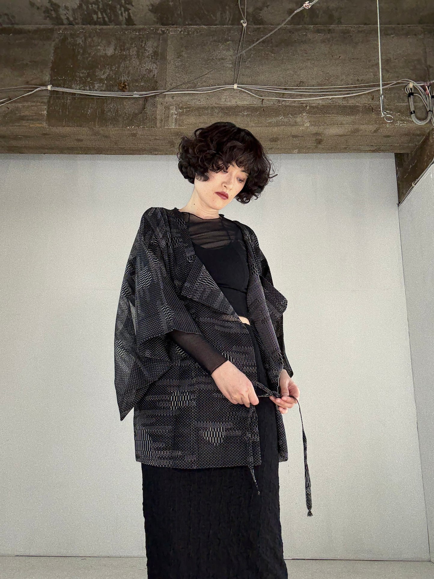 VINTAGE KAWAII MICHIYUKI SHEER “shiro, kuro”