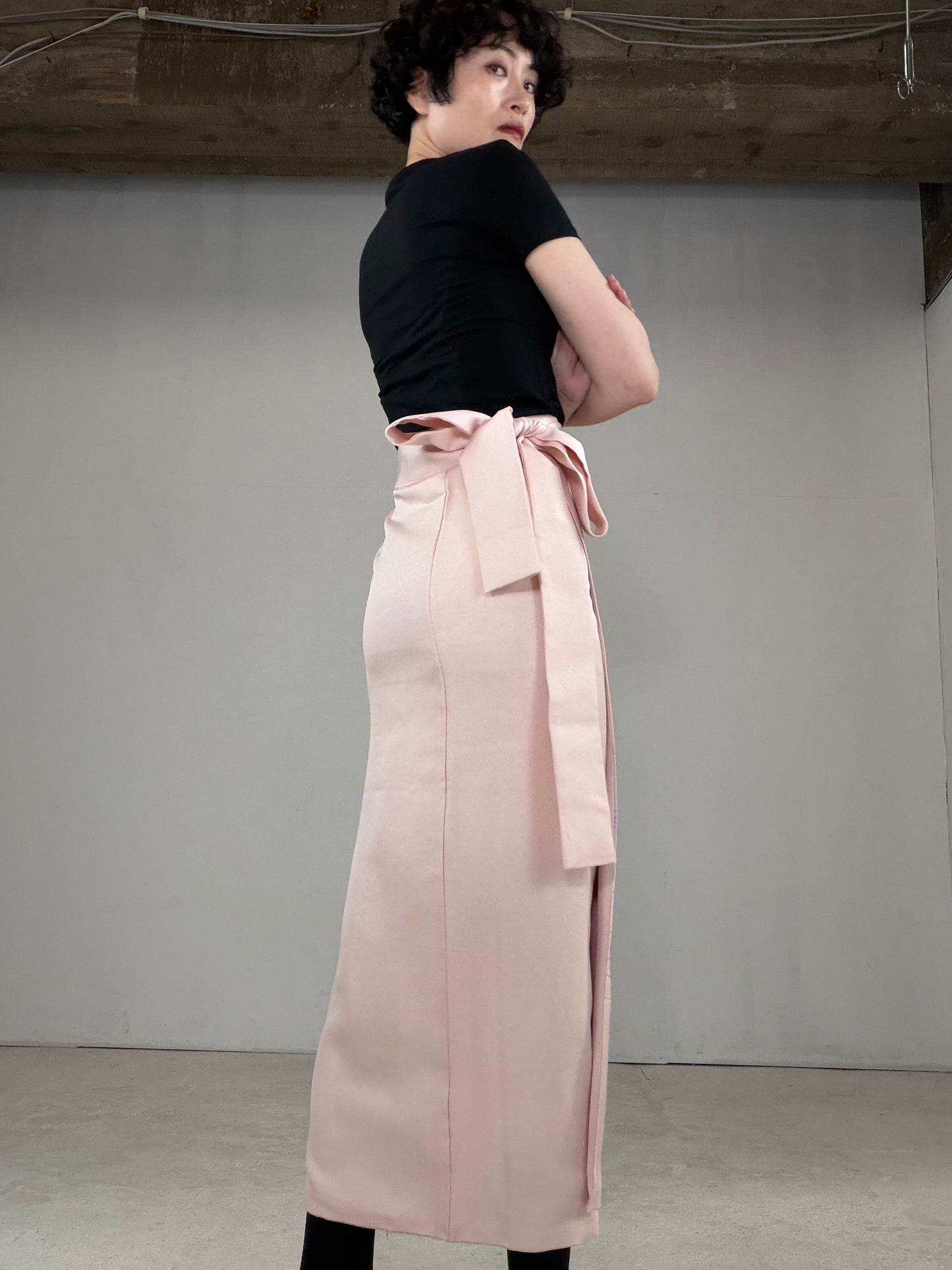 IROTOME SKIRT UPCYCLED FROM JAPANESE KIMONO "IRO123"