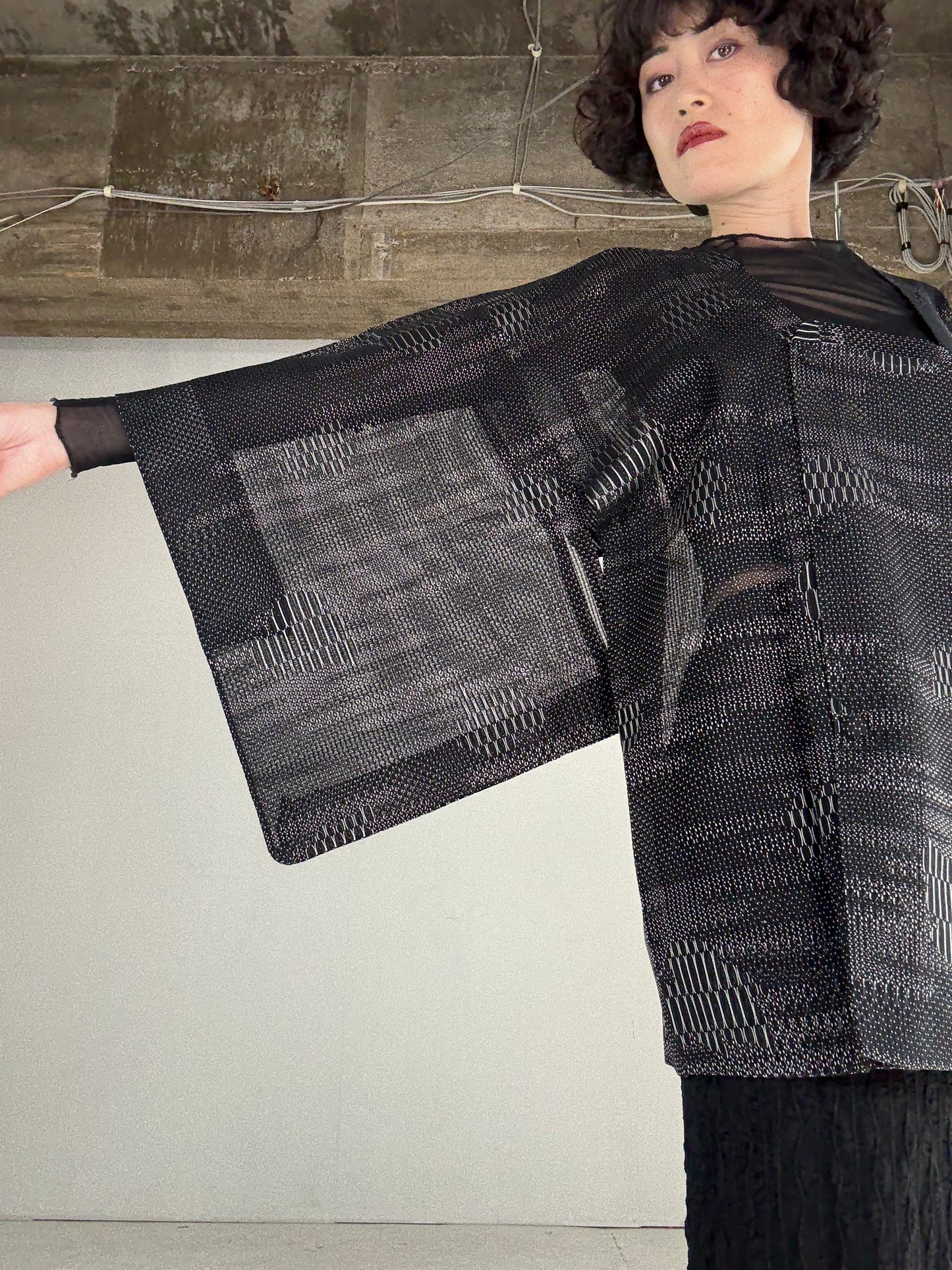 VINTAGE KAWAII MICHIYUKI SHEER “shiro, kuro”