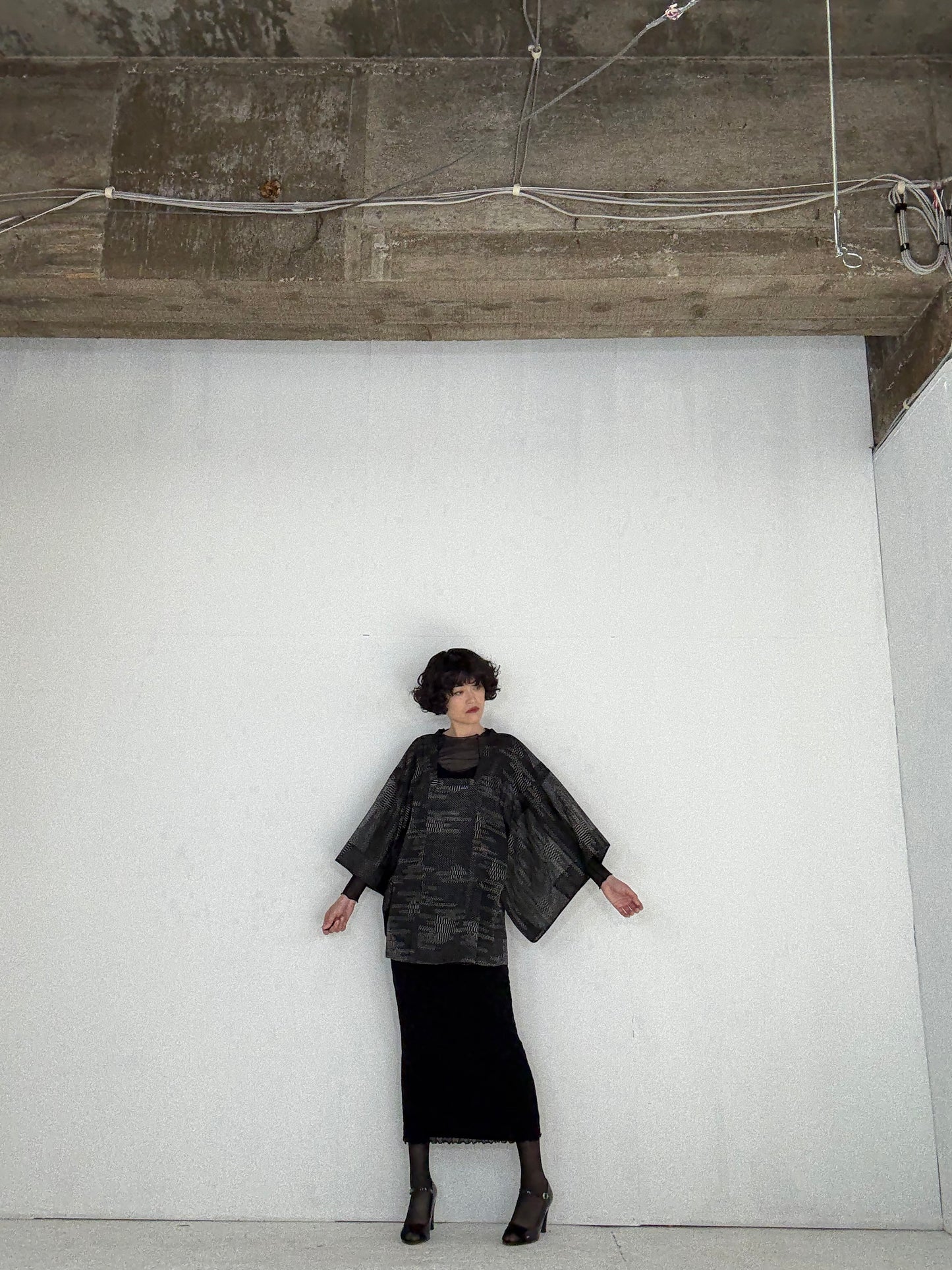 VINTAGE KAWAII MICHIYUKI SHEER “shiro, kuro”