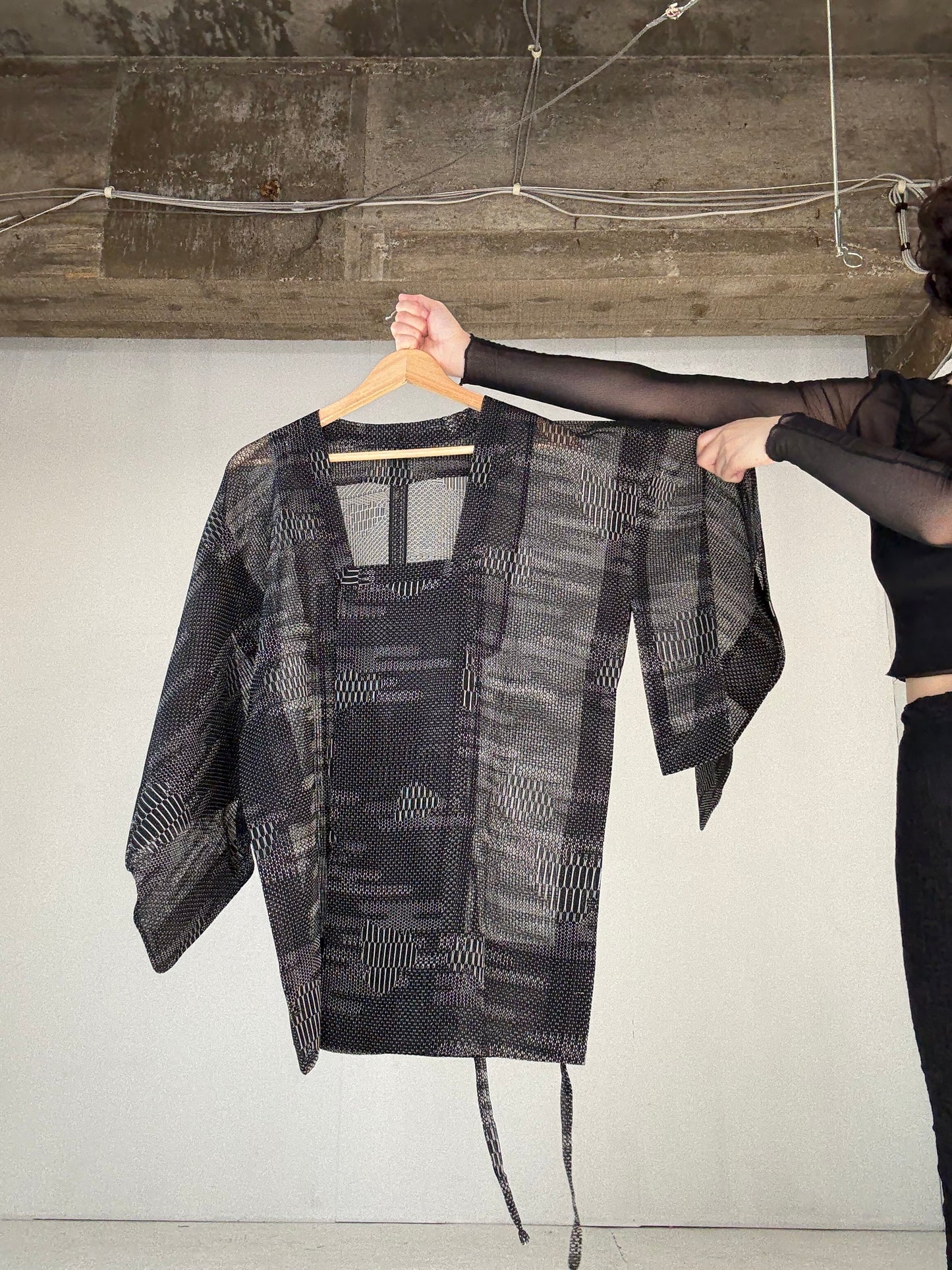 VINTAGE KAWAII MICHIYUKI SHEER “shiro, kuro”