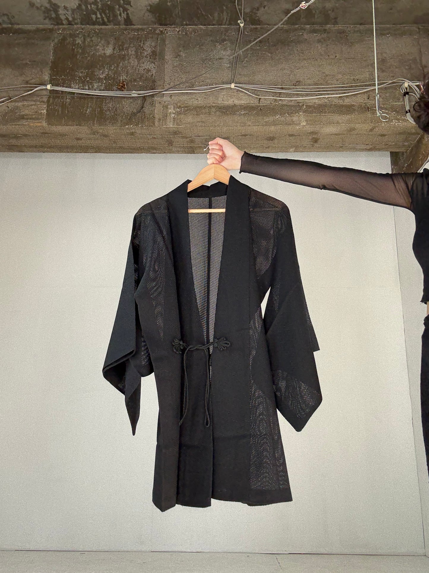 VINTAGE KAWAII DOUCHU-GI SHEER “kuro”