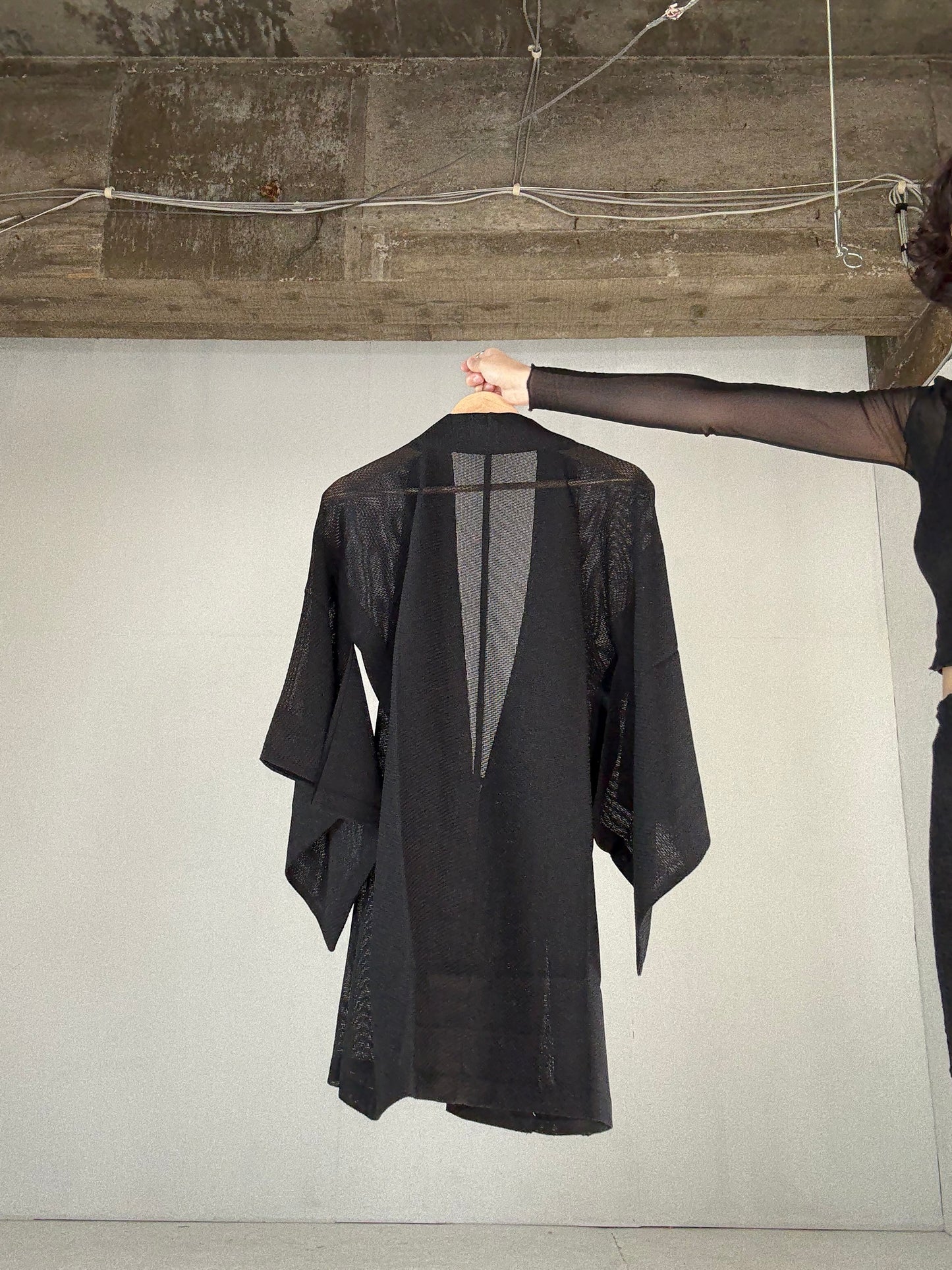 VINTAGE KAWAII DOUCHU-GI SHEER “kuro”