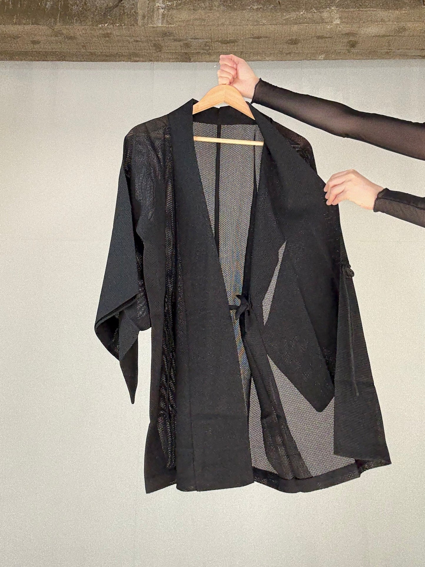 VINTAGE KAWAII DOUCHU-GI SHEER “kuro”