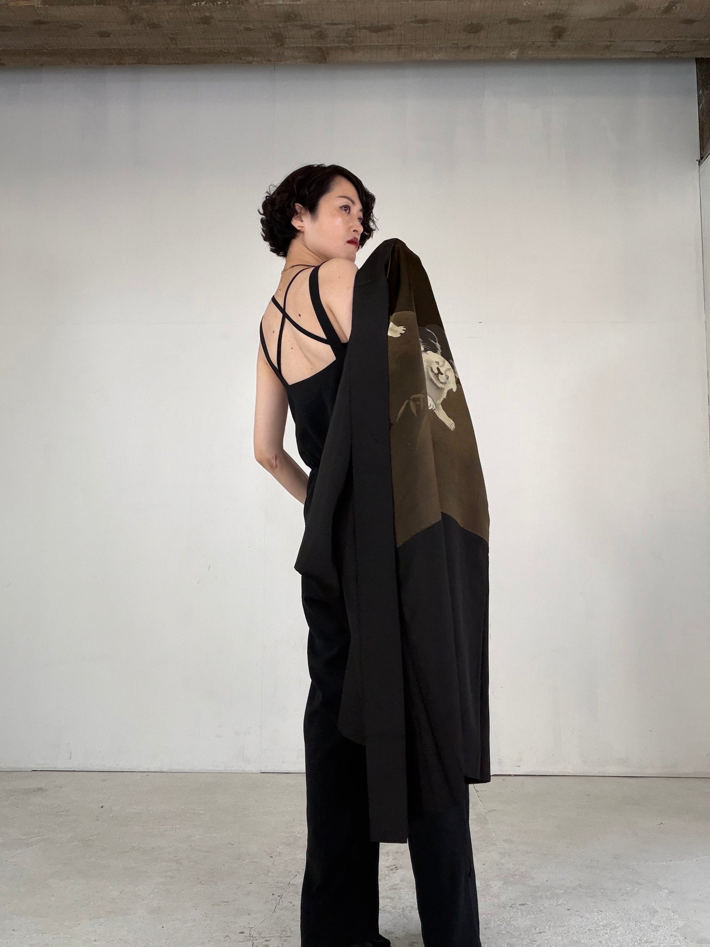 VINTAGE KUROMONTSUKI HAORI "KUR118"