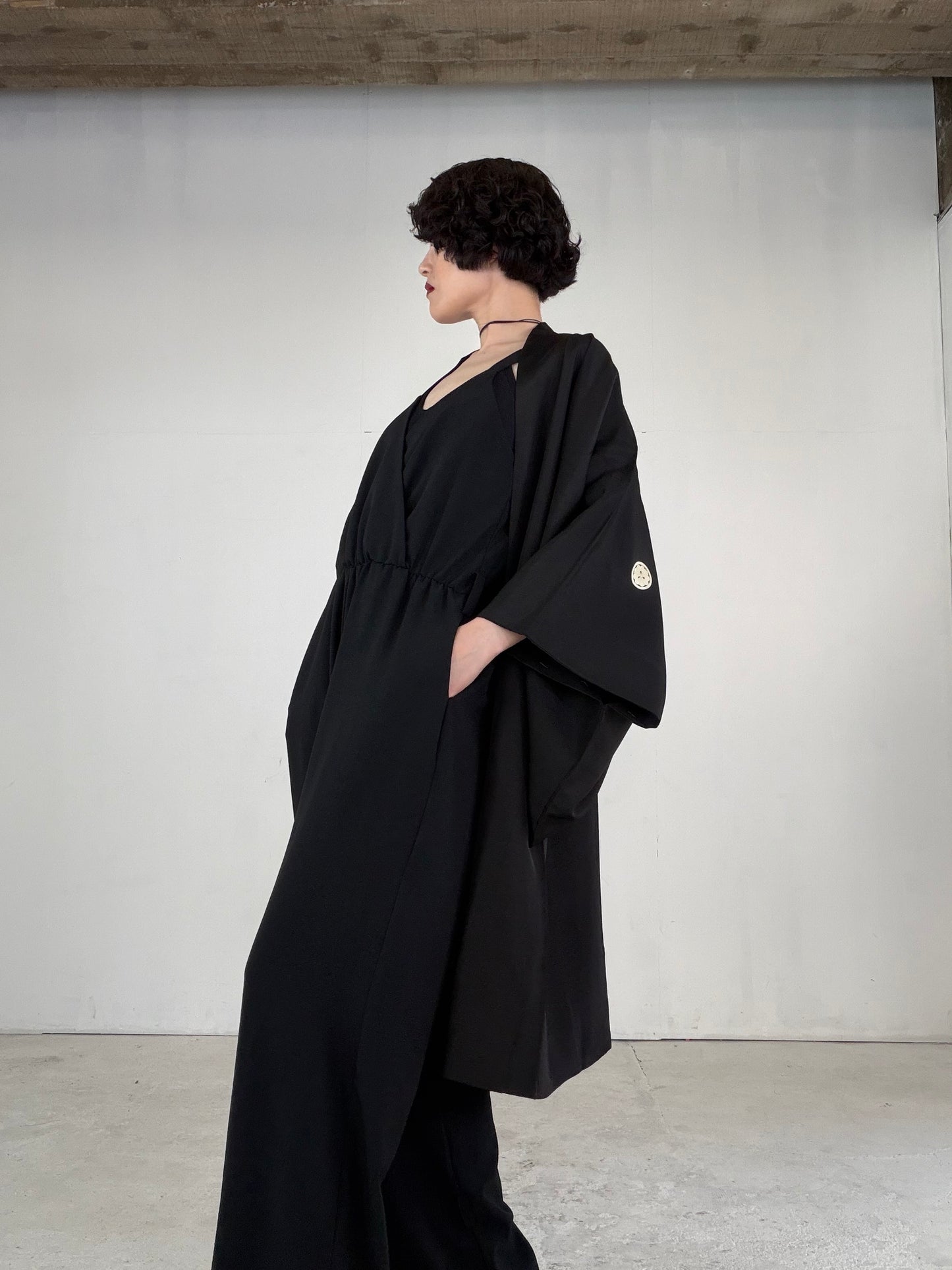 VINTAGE KUROMONTSUKI HAORI "KUR118"