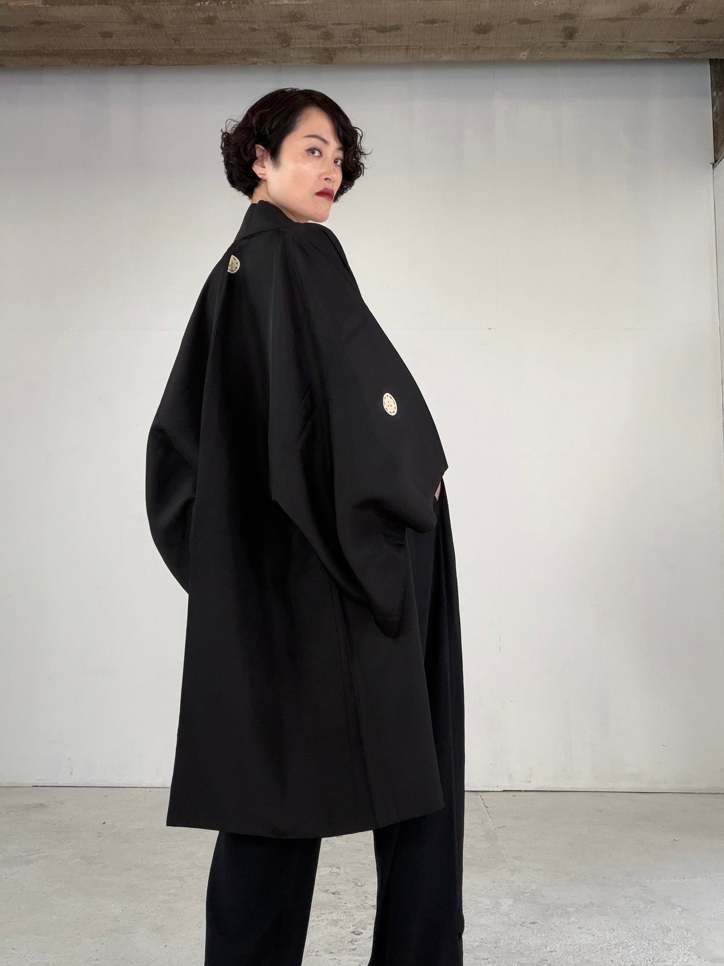 VINTAGE KUROMONTSUKI HAORI "KUR118"