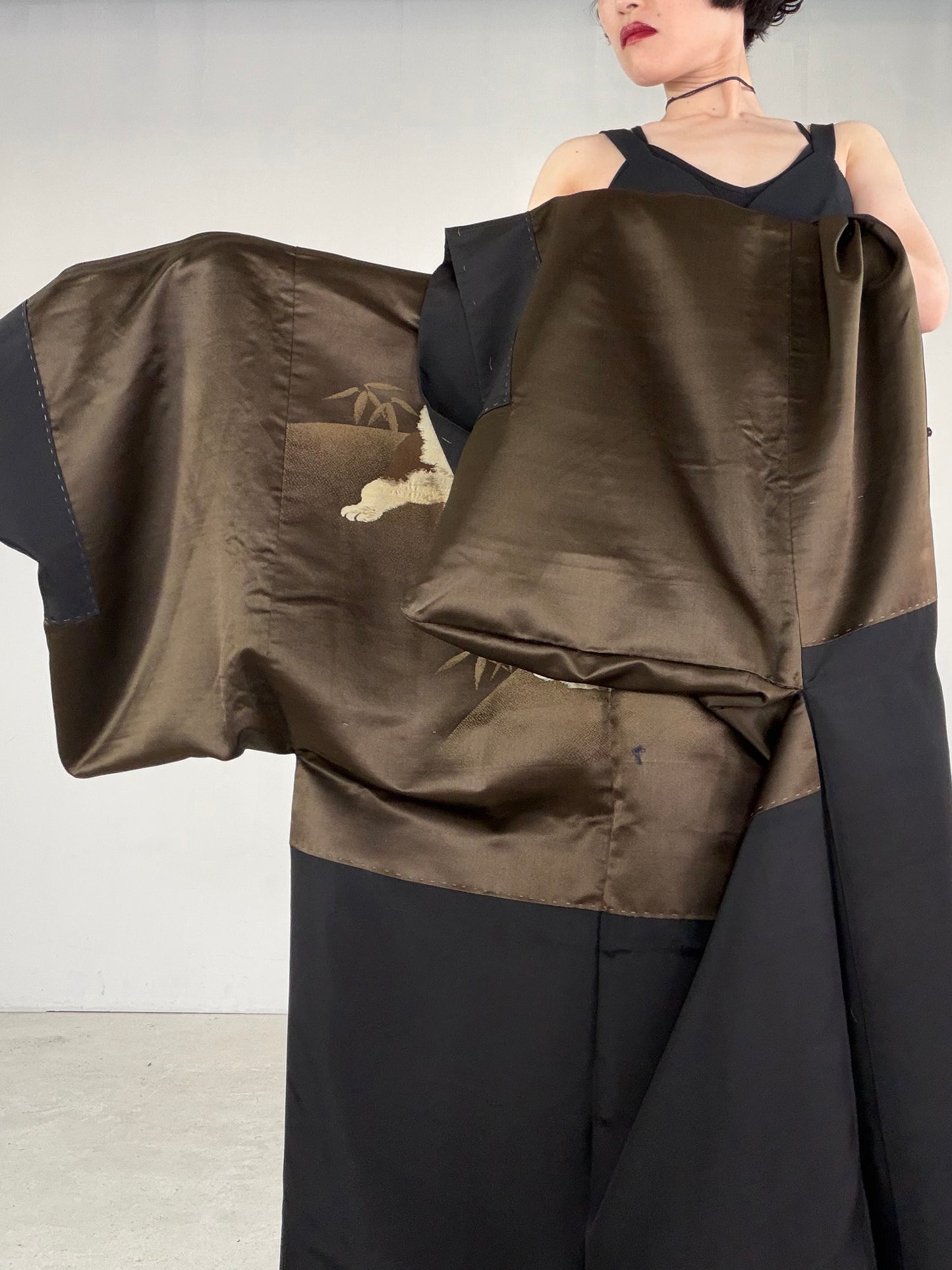 VINTAGE KUROMONTSUKI HAORI "KUR118"
