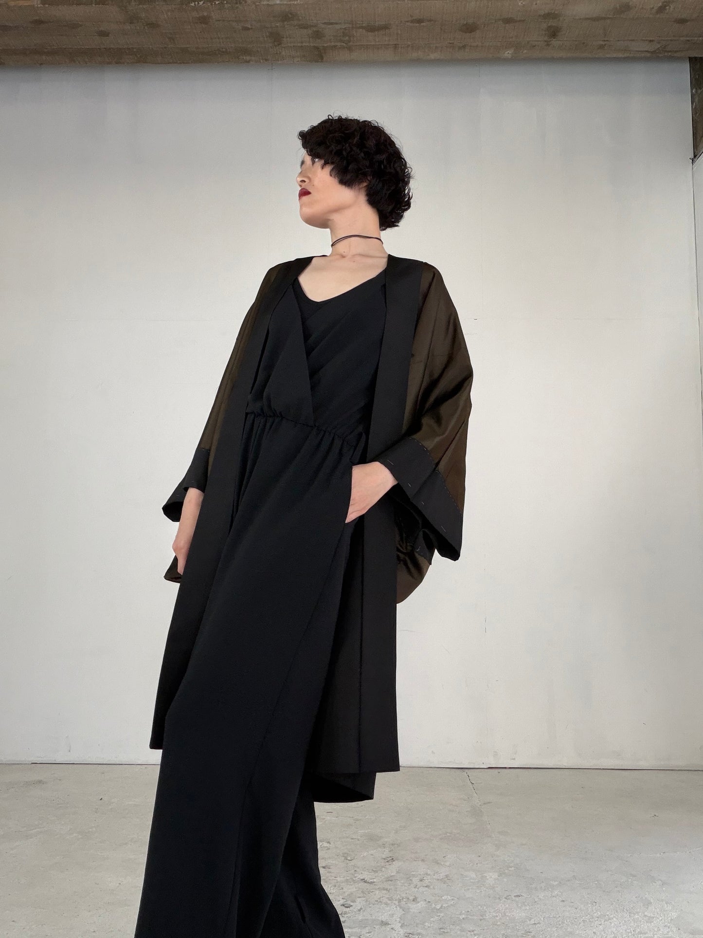 VINTAGE KUROMONTSUKI HAORI "KUR118"