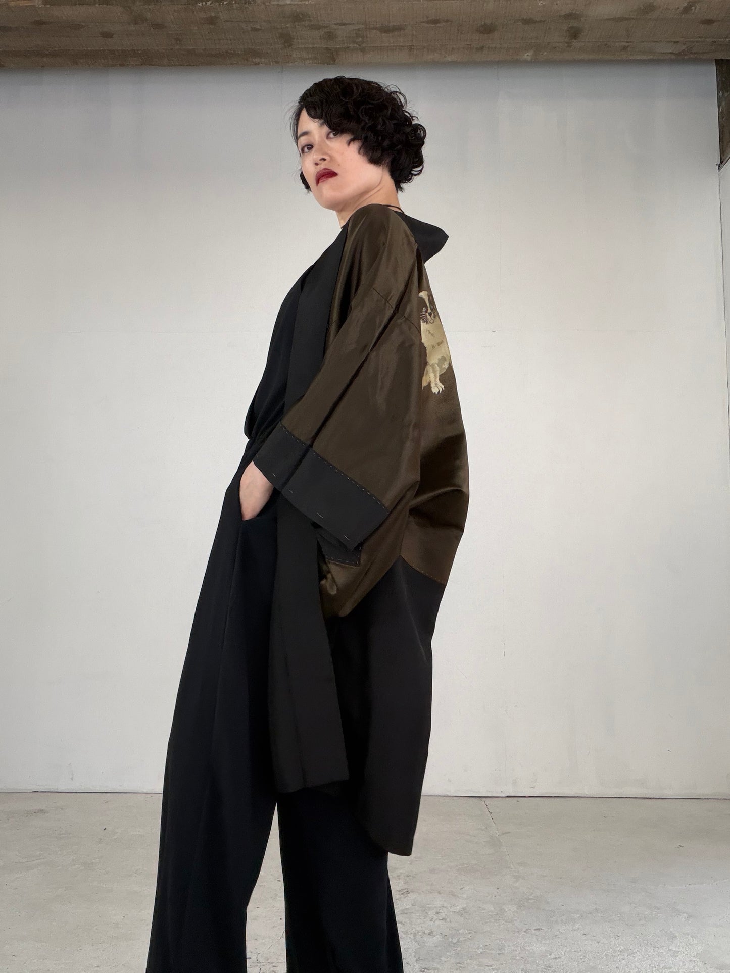VINTAGE KUROMONTSUKI HAORI "KUR118"