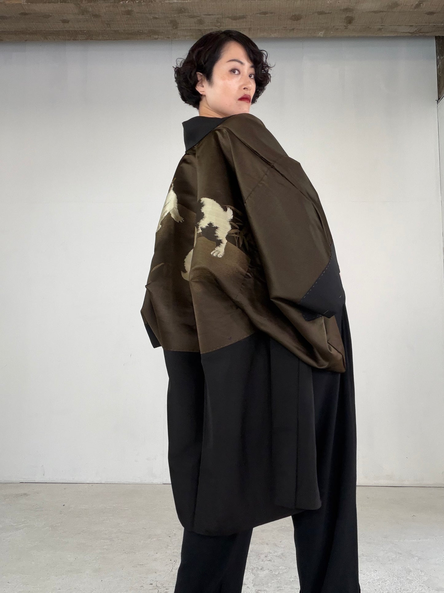 VINTAGE KUROMONTSUKI HAORI "KUR118"