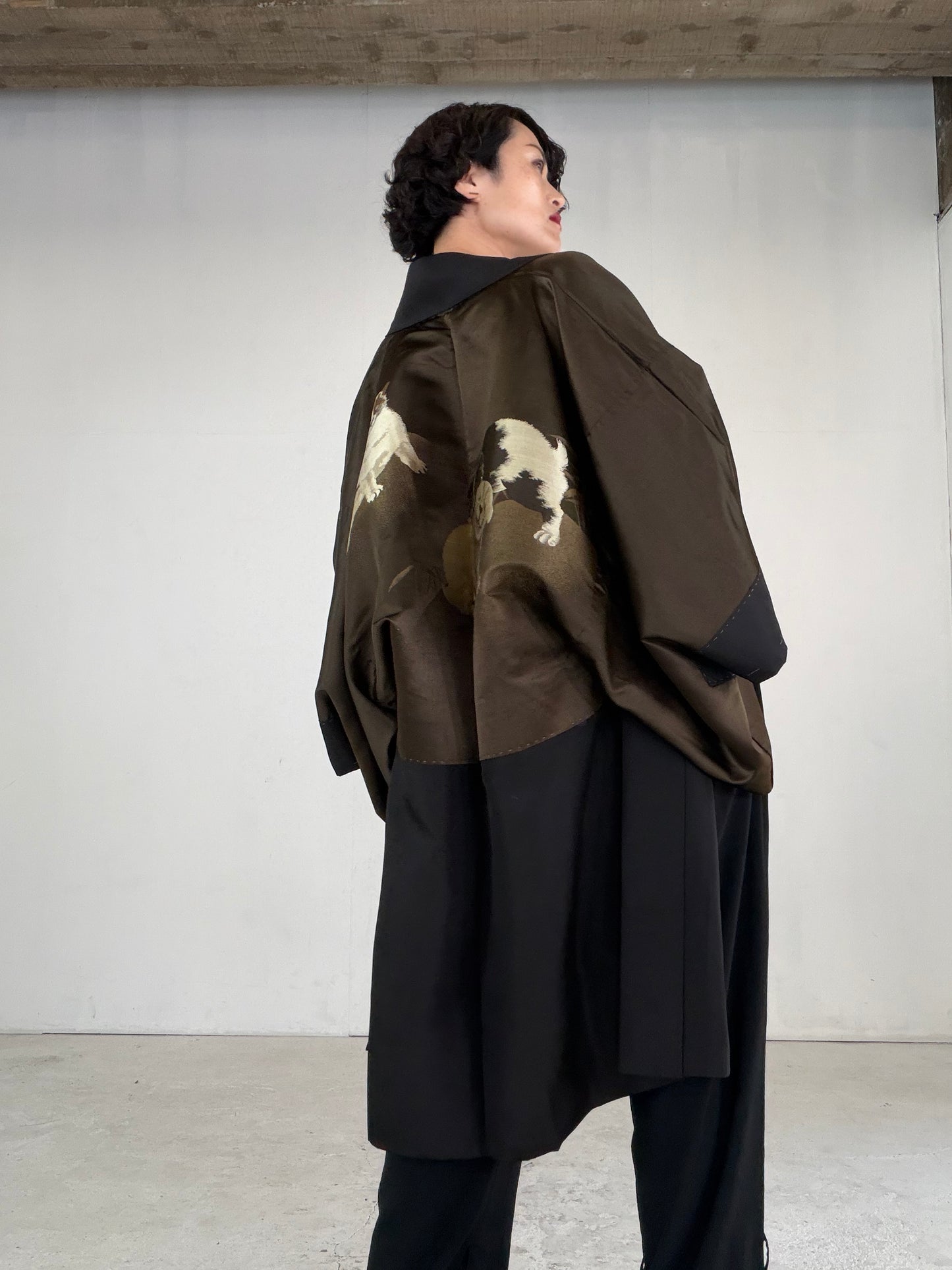 VINTAGE KUROMONTSUKI HAORI "KUR118"