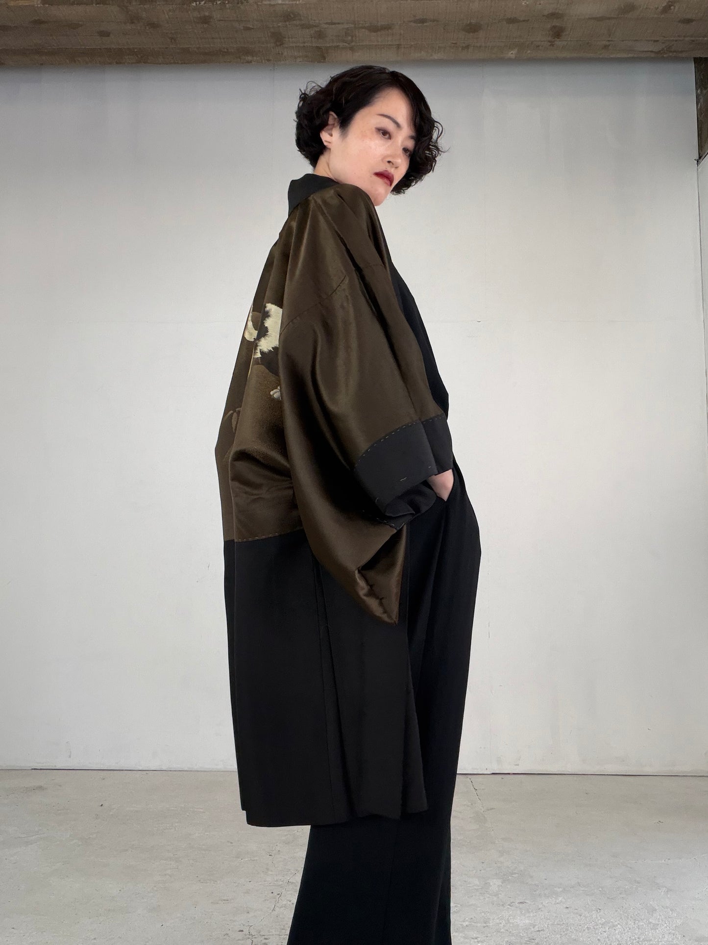 VINTAGE KUROMONTSUKI HAORI "KUR118"