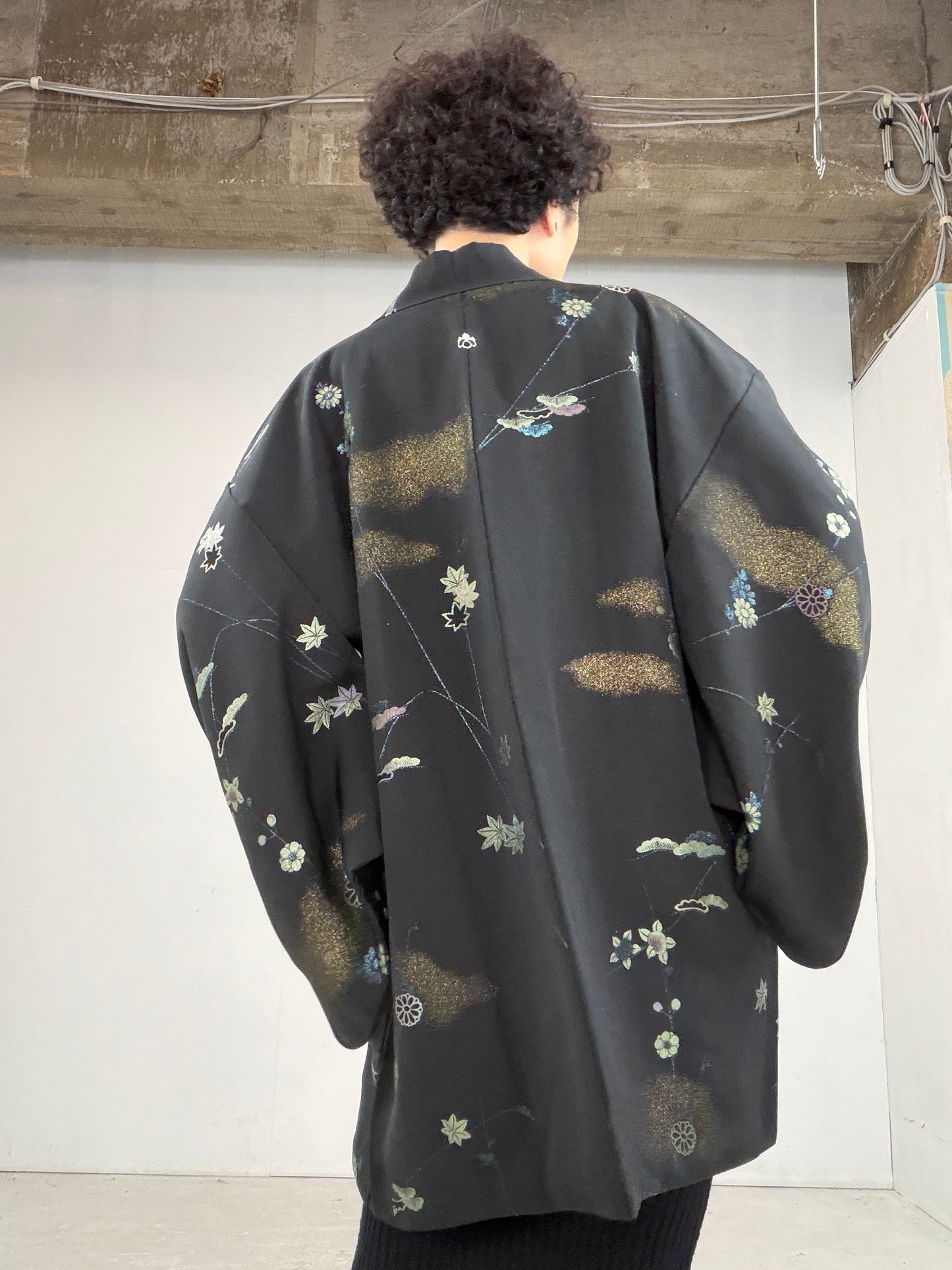 VINTAGE BLACK HAORI "BLK101"