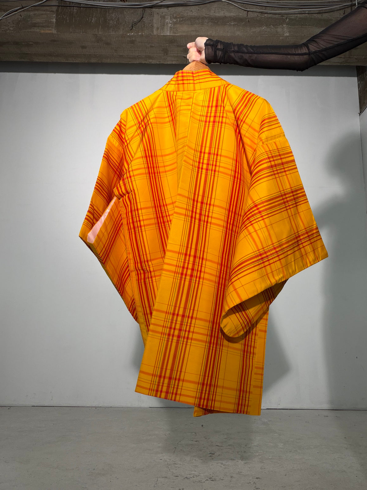 Vintage Tsumugi Haori & Kimono Skirt Set "SAI007 - approx. US 2–4 / UK 6–8 / EU 34–36" — Upcycled from Japanese Kimono