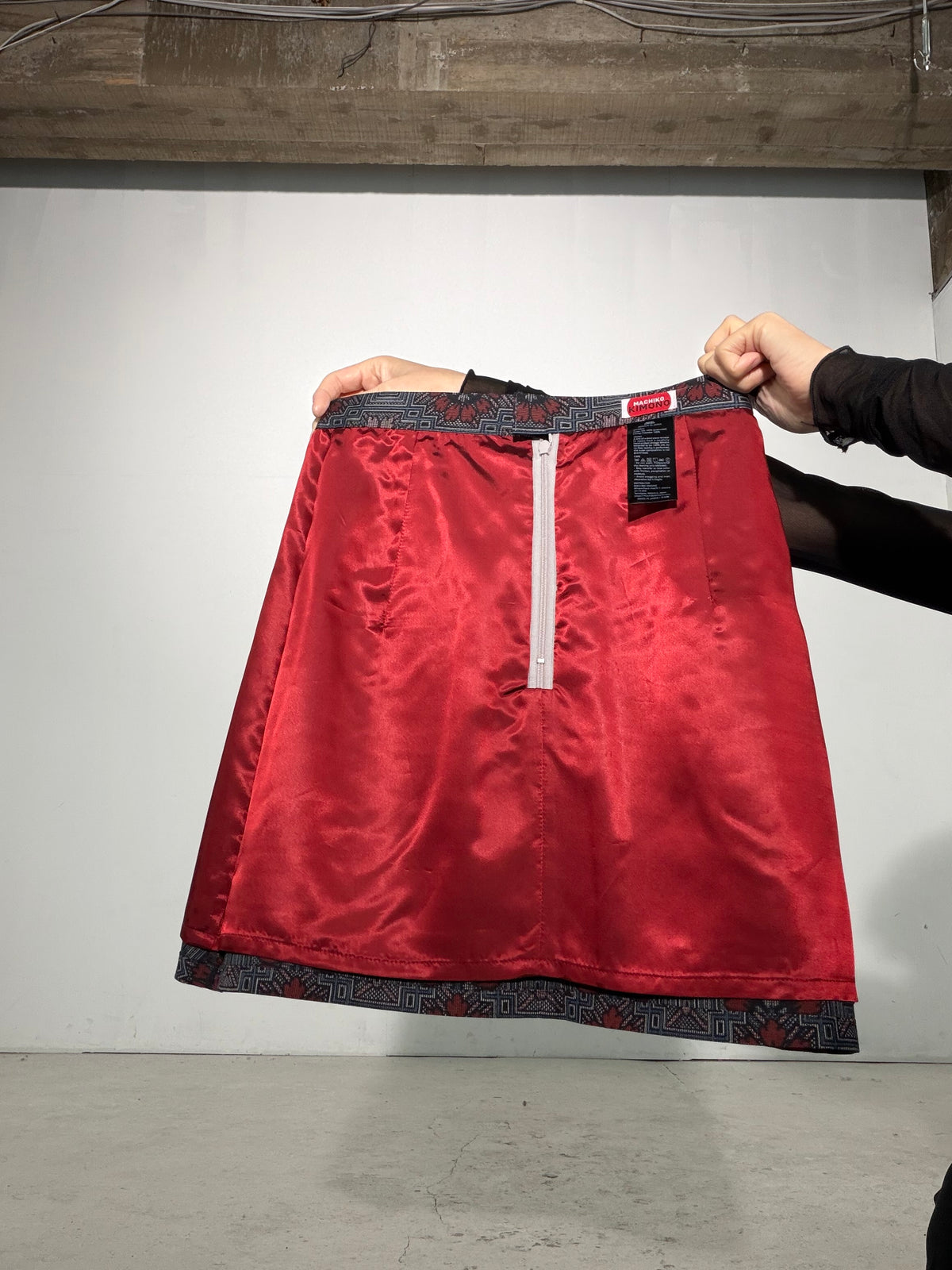 Vintage Tsumugi Haori & Kimono Skirt Set "SAI006 - approx. US 2–4 / UK 6–8 / EU 34–36" — Upcycled from Japanese Kimono