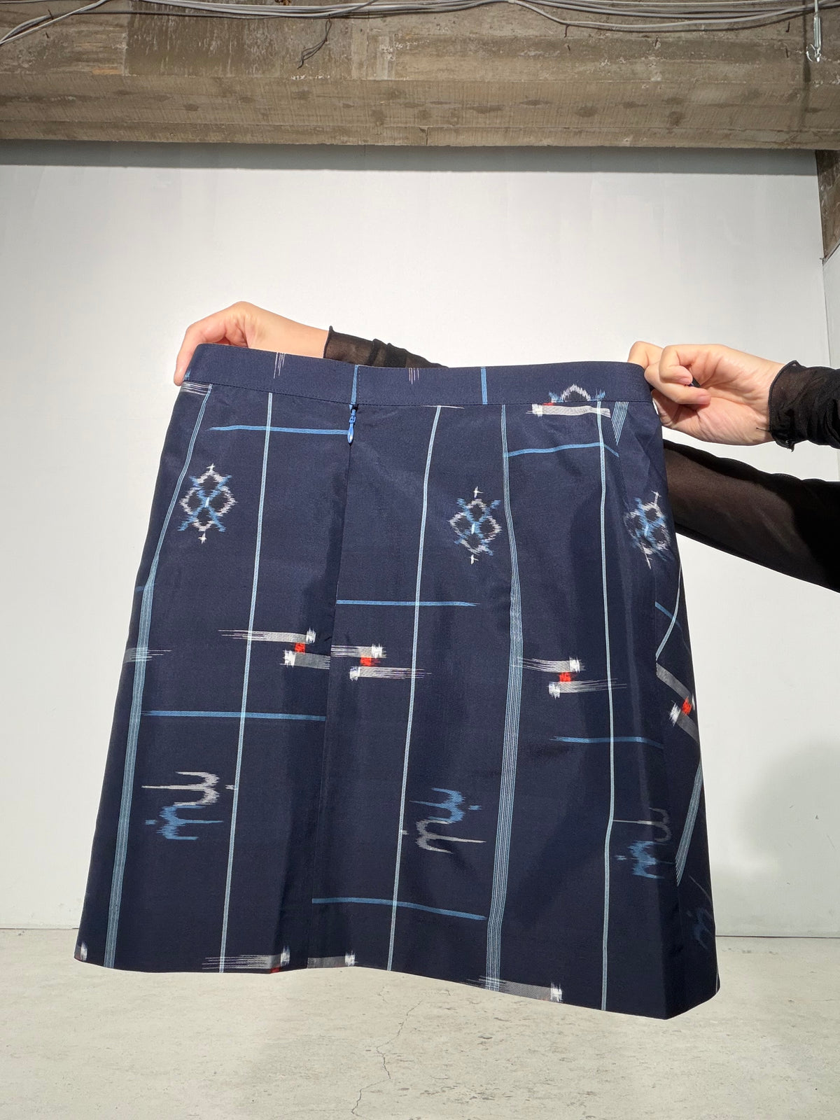 Vintage Tsumugi Haori & Kimono Skirt Set "SAI008 - US 6–8 / UK 10–12 / EU 38–40" — Upcycled from Japanese Kimono