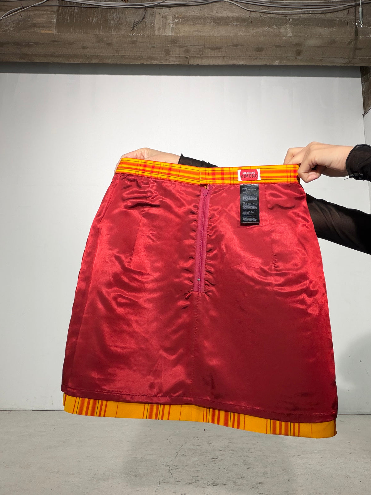 Vintage Tsumugi Haori & Kimono Skirt Set "SAI007 - approx. US 2–4 / UK 6–8 / EU 34–36" — Upcycled from Japanese Kimono