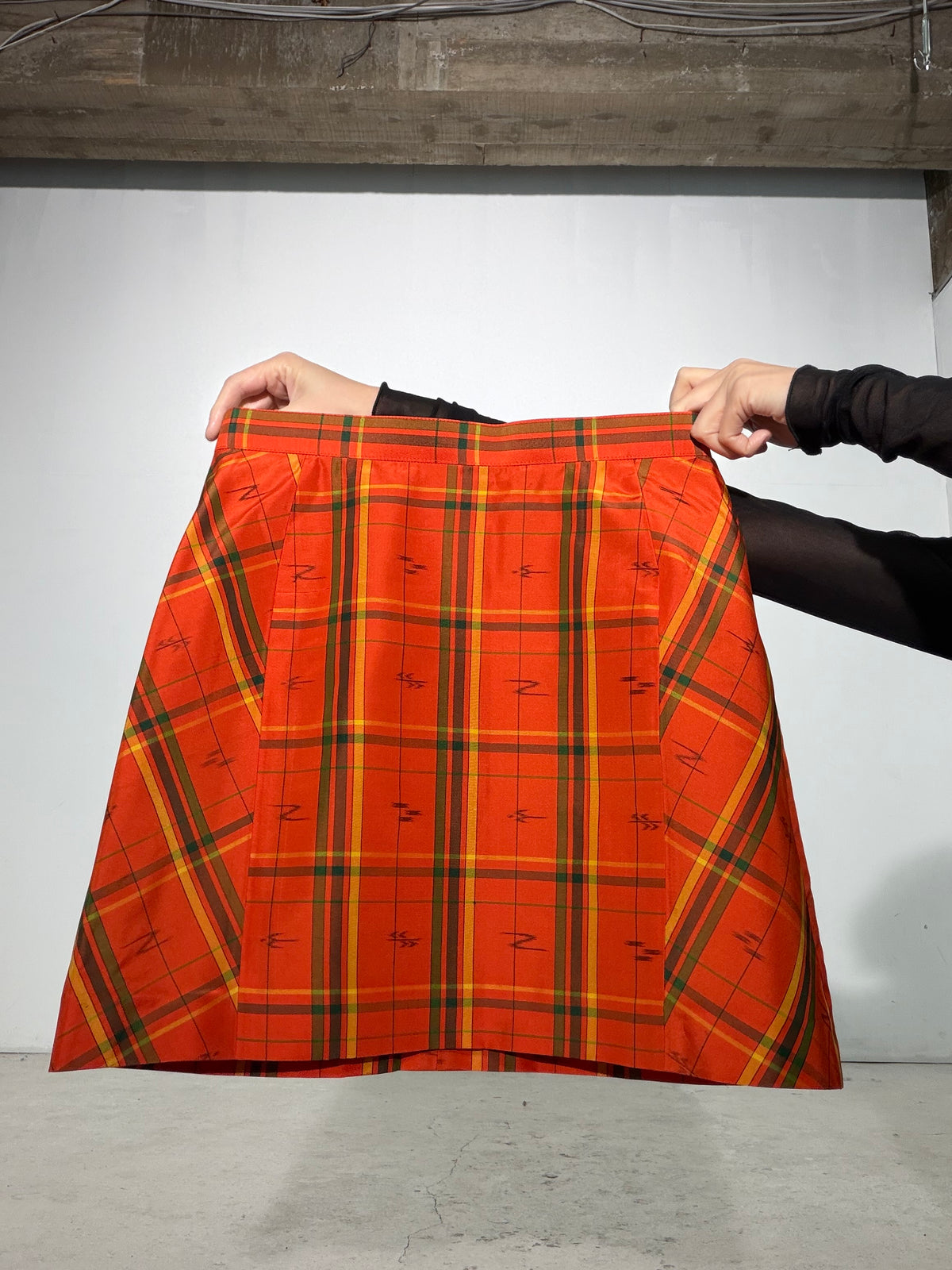 Vintage Tsumugi Haori & Kimono Skirt Set "SAI009 - US 6–8 / UK 10–12 / EU 38–40" — Upcycled from Japanese Kimono