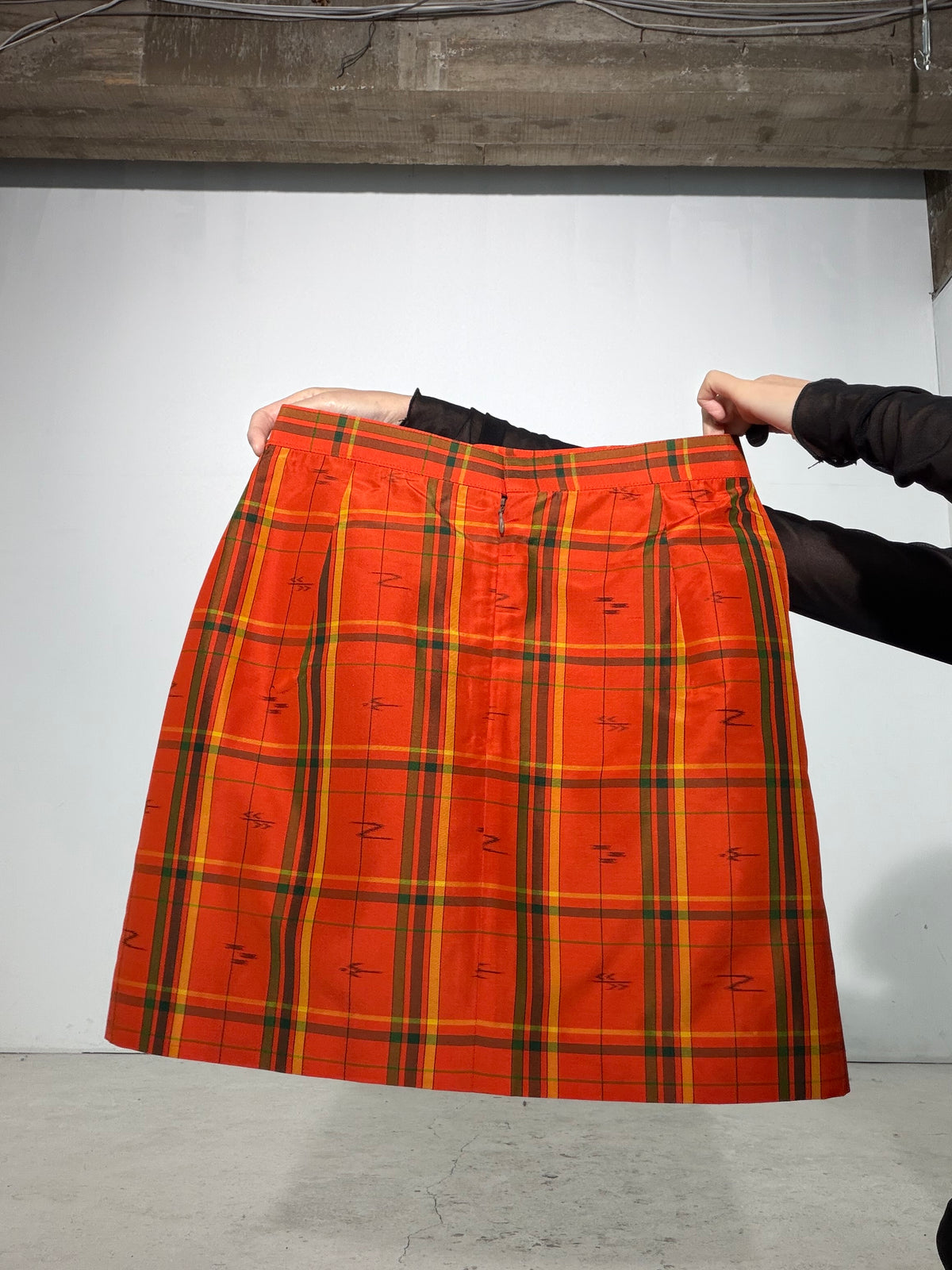 Vintage Tsumugi Haori & Kimono Skirt Set "SAI009 - US 6–8 / UK 10–12 / EU 38–40" — Upcycled from Japanese Kimono