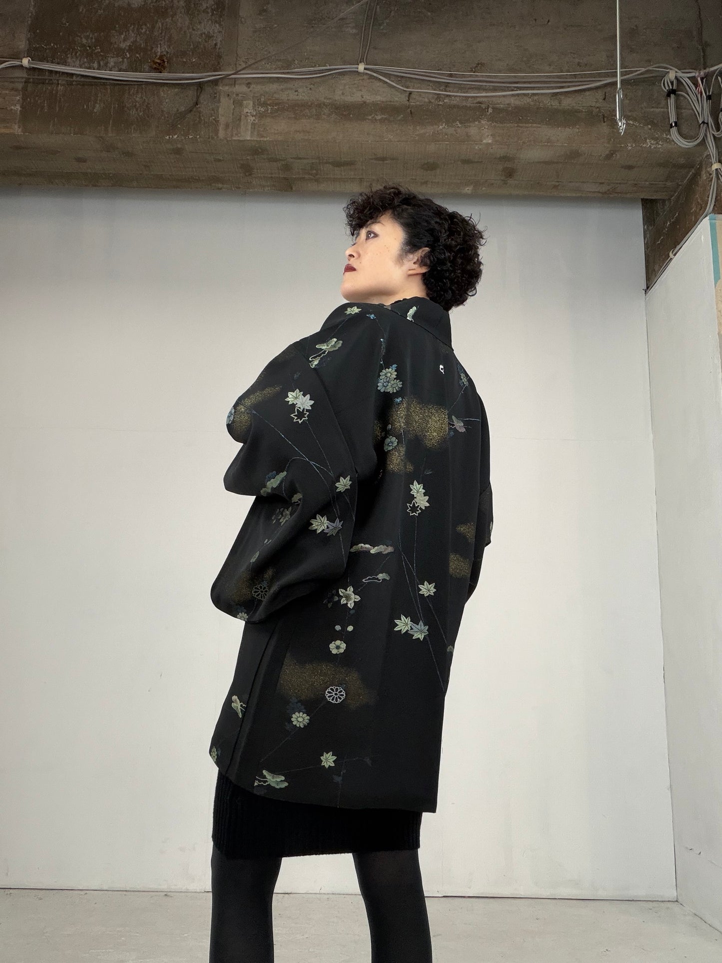 VINTAGE BLACK HAORI "BLK101"