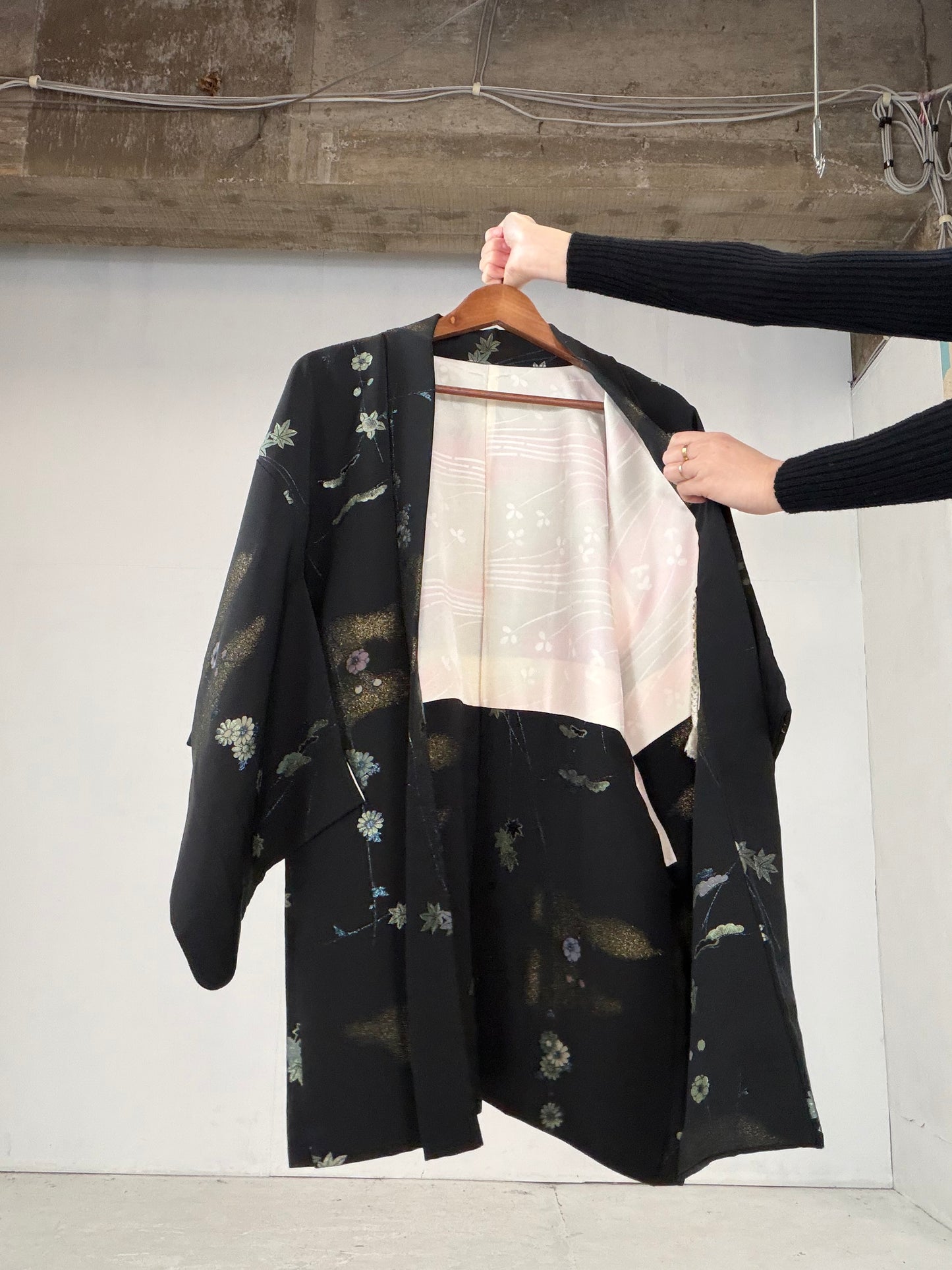 VINTAGE BLACK HAORI "BLK101"