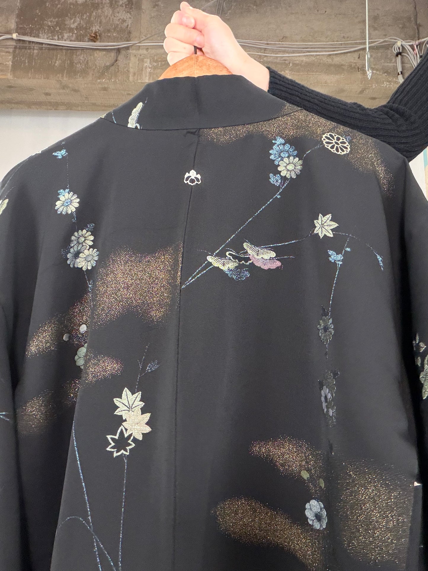 VINTAGE BLACK HAORI "BLK101"