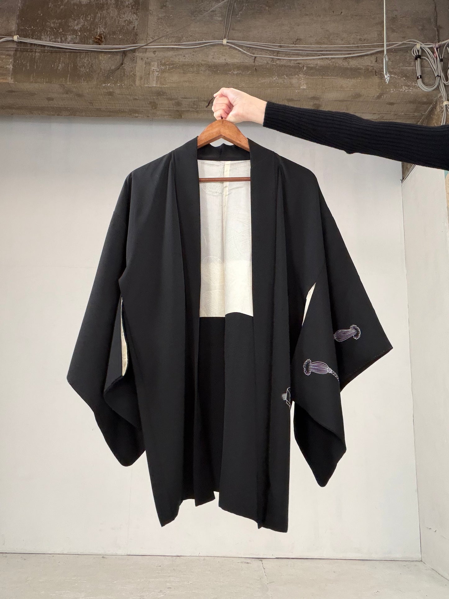 VINTAGE BLACK HAORI "BLK104"